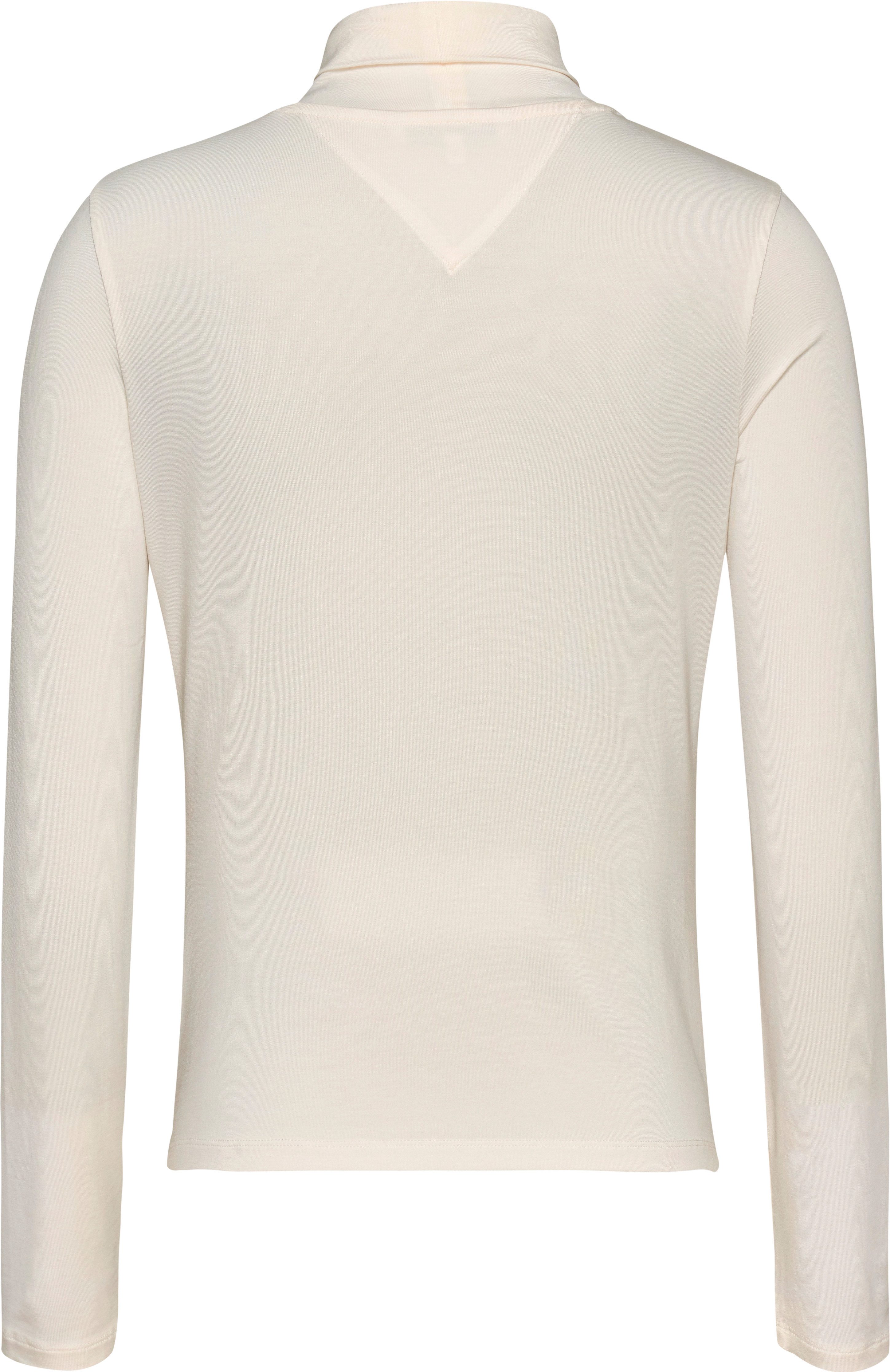 TOMMY JEANS Shirt met lange mouwen TJW SLIM BADGE MOCKNECK