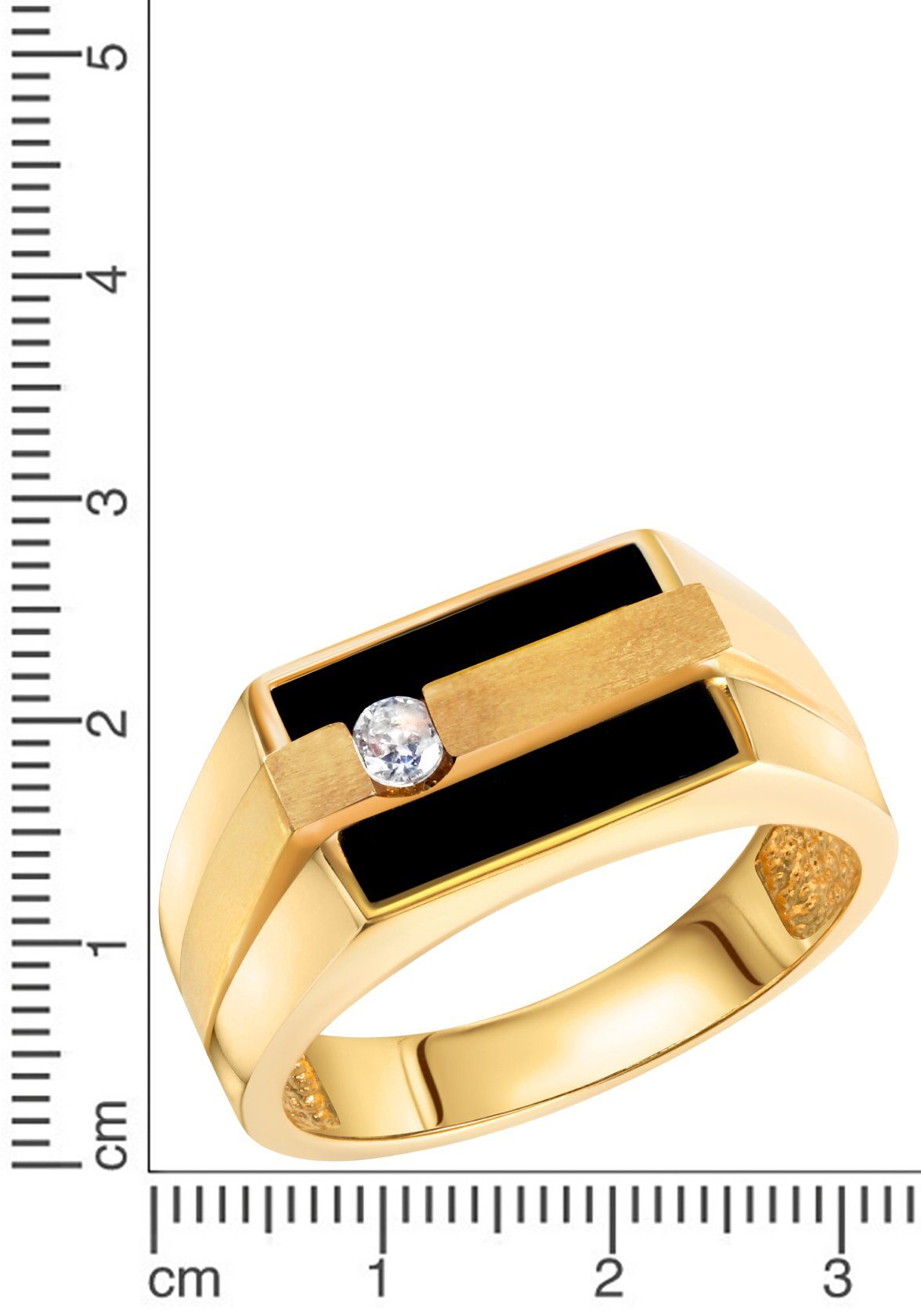 Firetti Ring Sieraad cadeau zilverkleur 925 zilveren ring ringkop vierkant