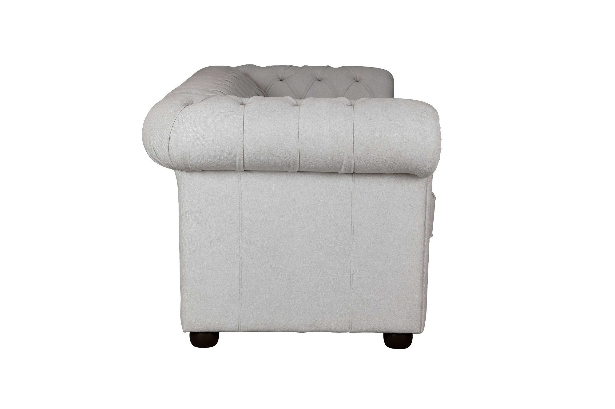 Home affaire 3-zitsbank CHARENTE, optionele slaapbank, Chesterfield-sofa, bedfunctie met edele knoopbevestiging en typische armleuningen, b/d/h 198/89/74 cm