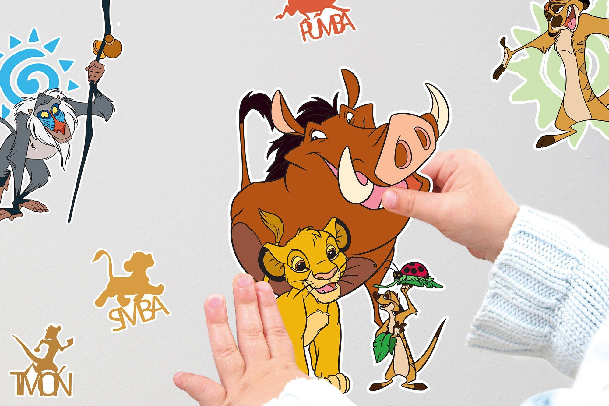Komar Wandfolie Lion King Circle of Life - afm. 50 x 70 cm (16-delig)