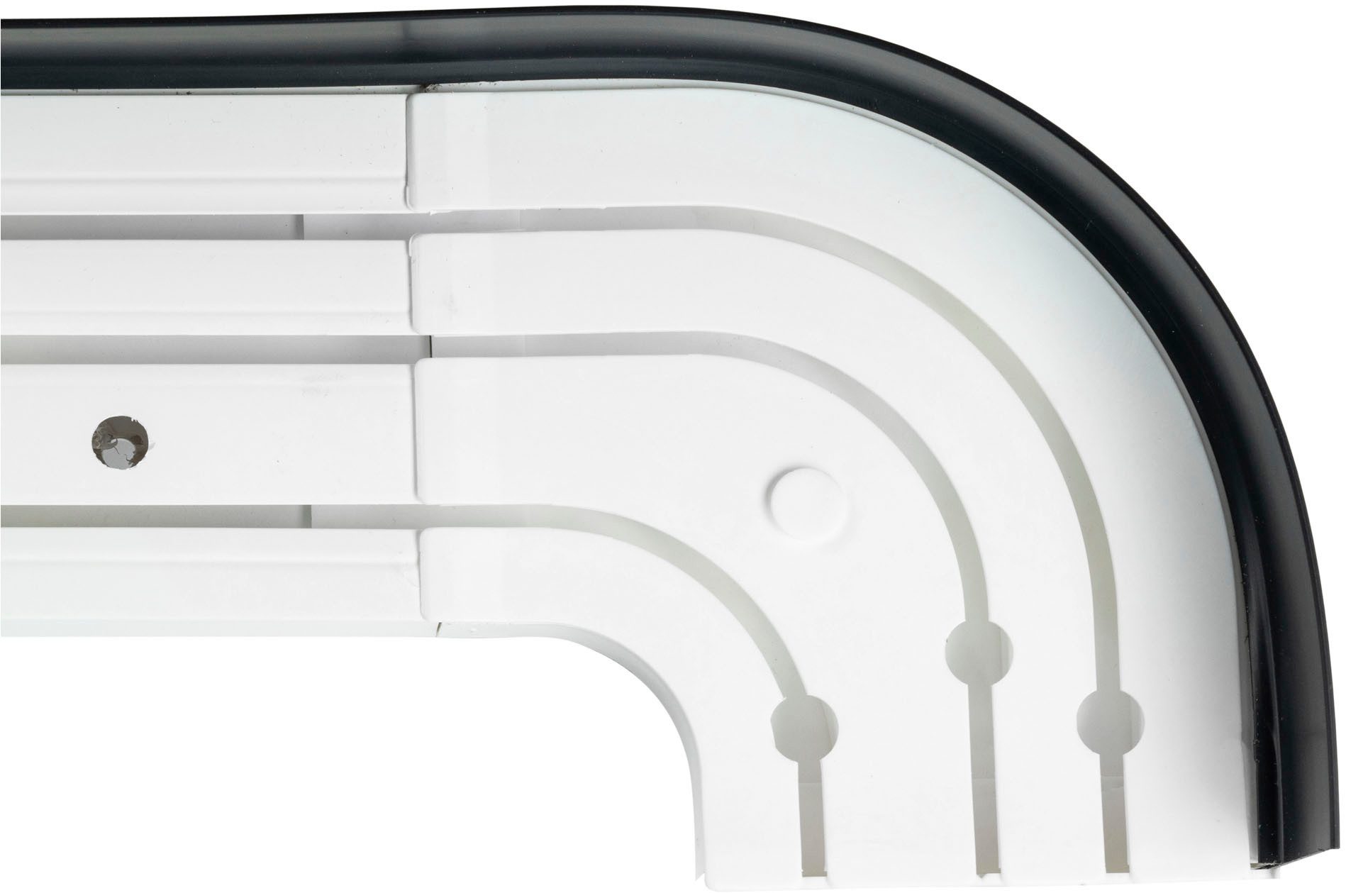 SN DECO GROUP Gordijnrail SH3 met rand 7,5 cm (1 stuk)