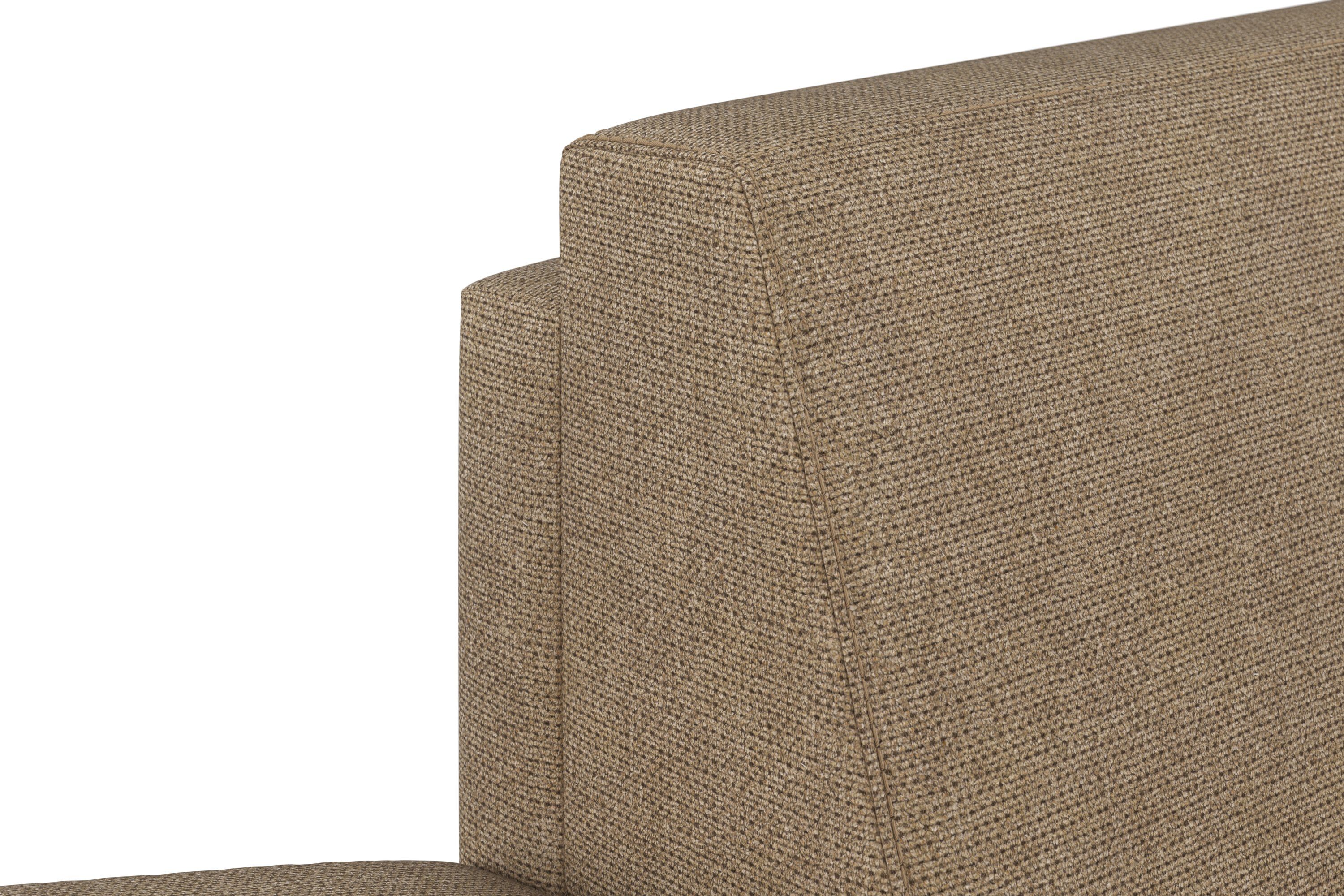 DOMO collection Zithoek Capelo U-vorm met verstelbare armleuningen, naar keuze met slaapfunctie, binnenvering