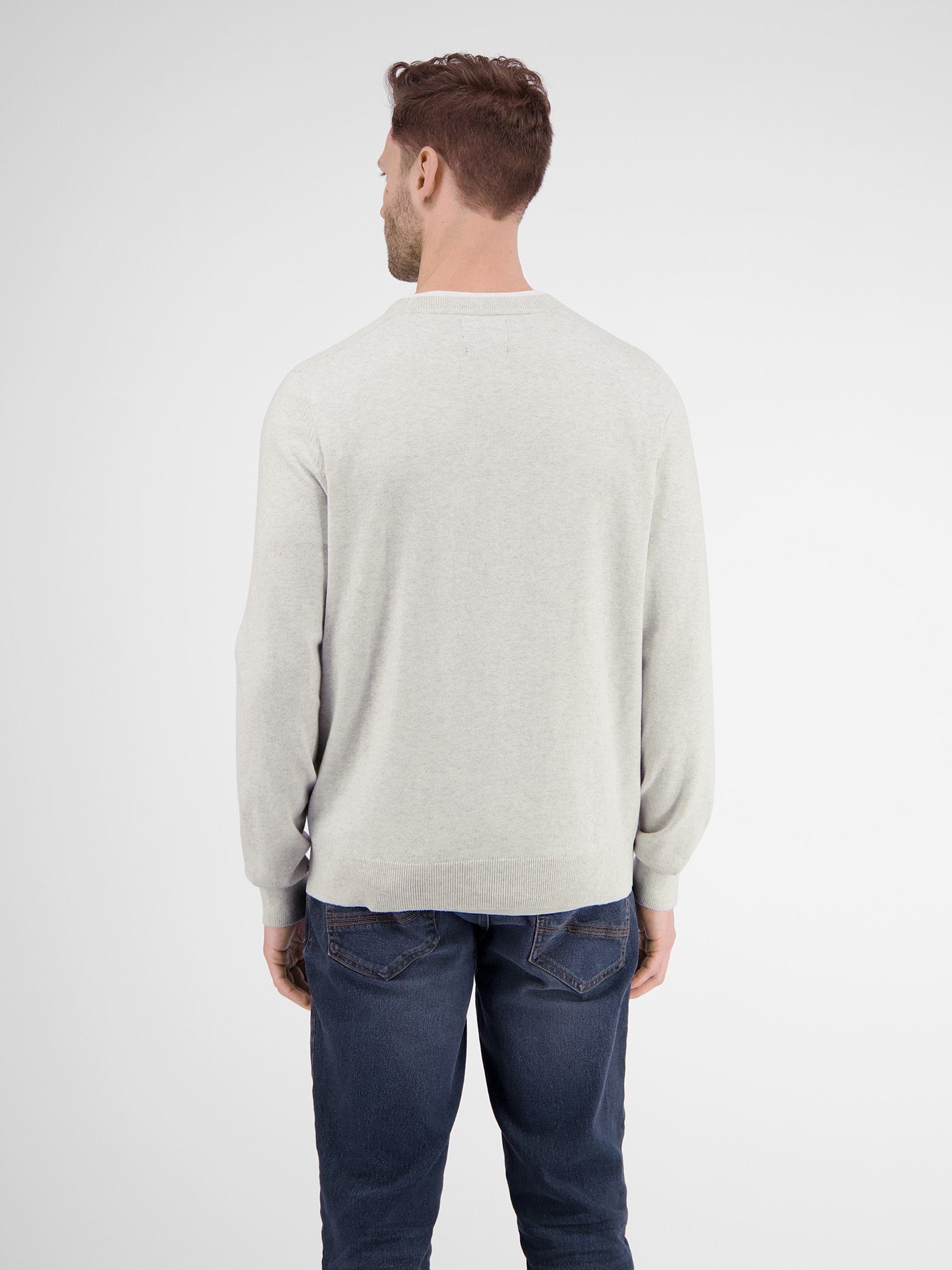 Lerros Gebreide trui LERROS casual vlakgebreide pullover