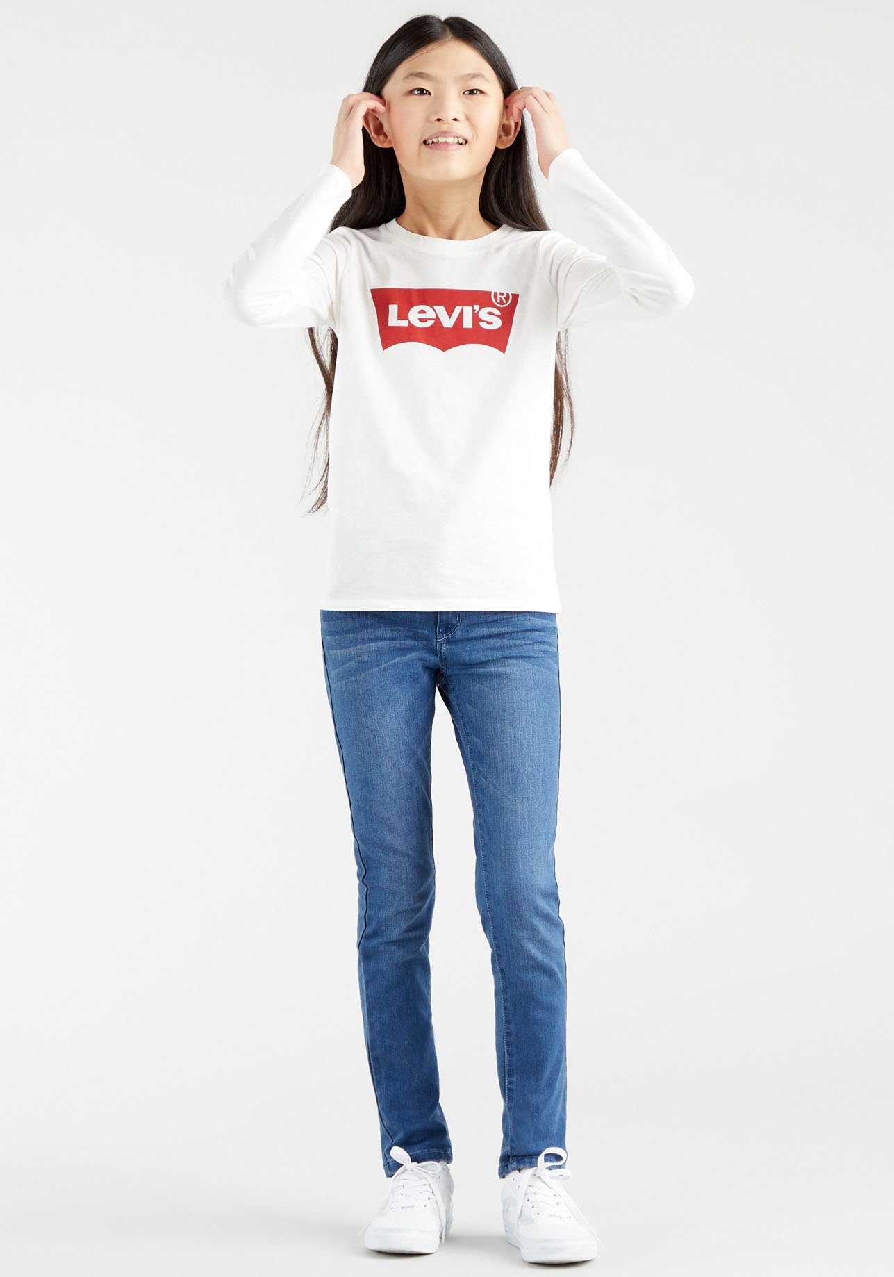 Levi's Kidswear Shirt met lange mouwen LS BATWING TEE