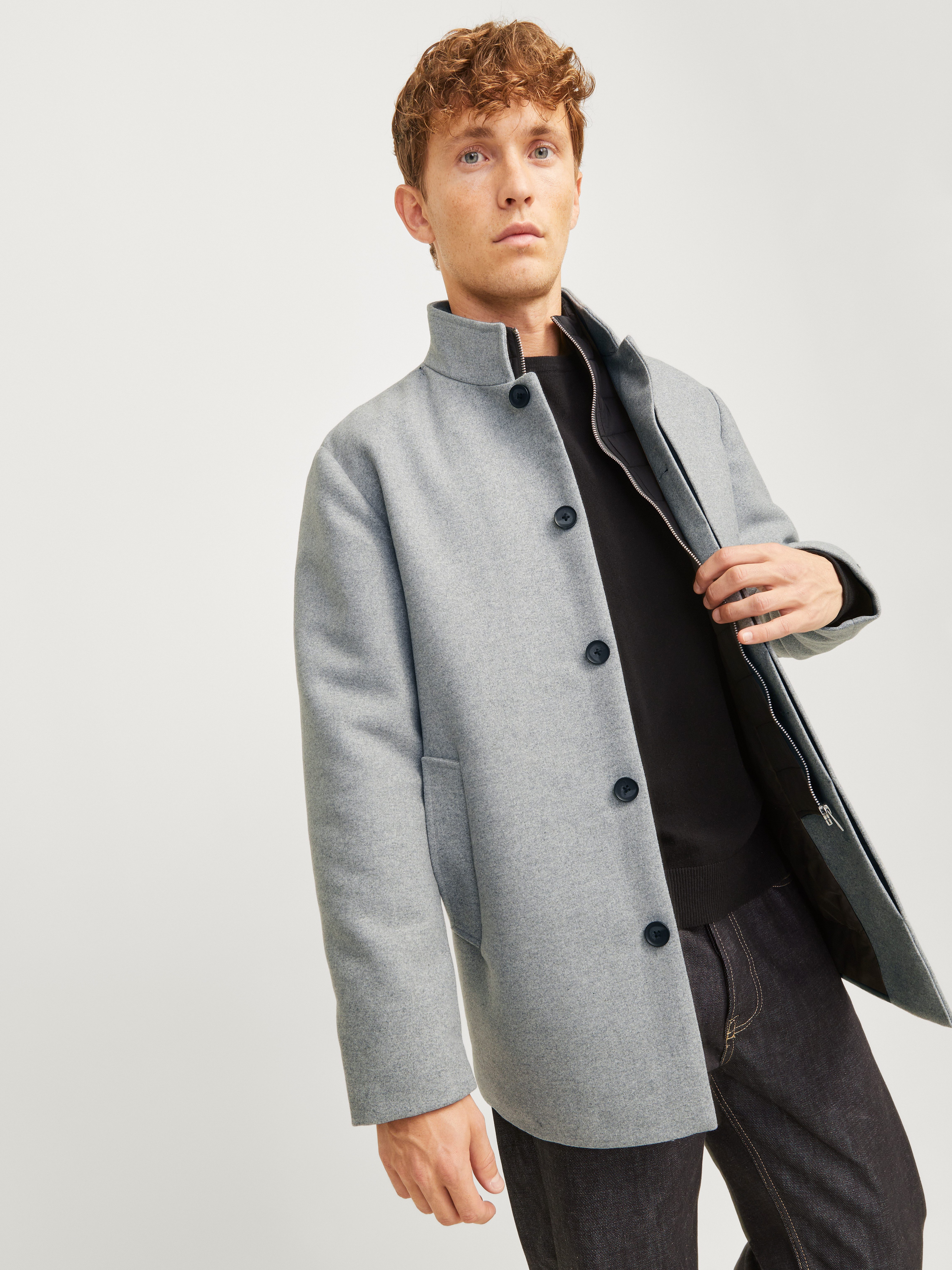 Jack & Jones Wollen jack JJEHARRISON WOOL JACKET SN