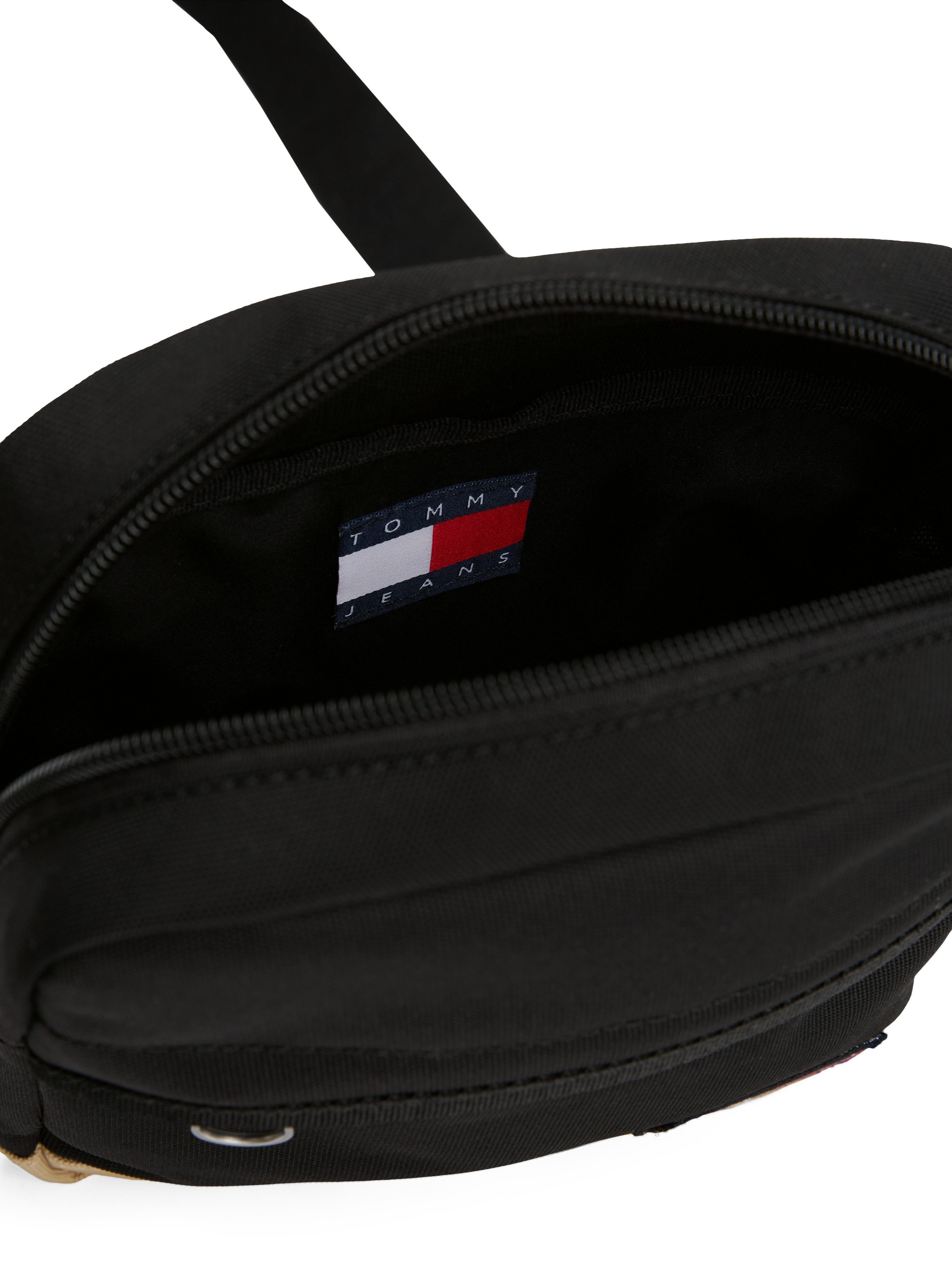 TOMMY JEANS Schoudertas TJM ESS DAILY SQUARED REPORTER , heren schoudertas, vrijetijdstas met contrasterende bodem