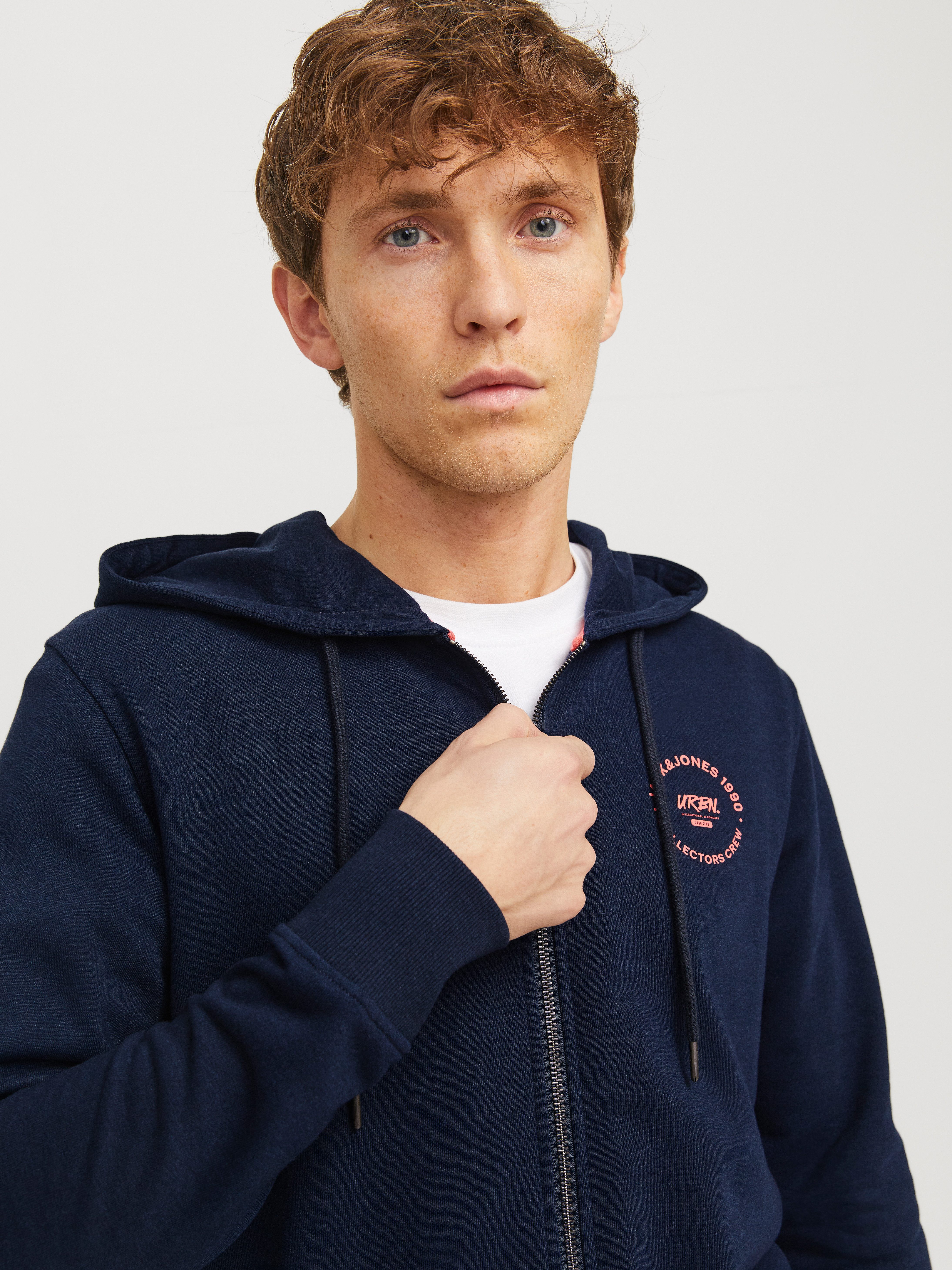Jack & Jones Capuchonsweatvest JJSIMON SWEAT ZIP HOOD