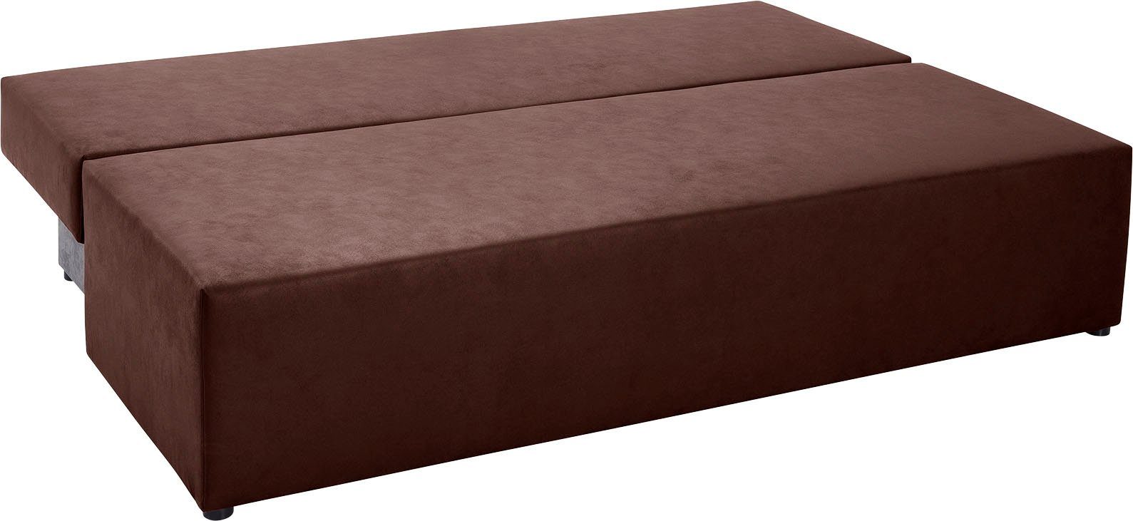 exxpo - sofa fashion Slaapbank Exxpo Tabou Slaapfunctie,bedkist, naar keuze met liftbedfunctie en binnenvering