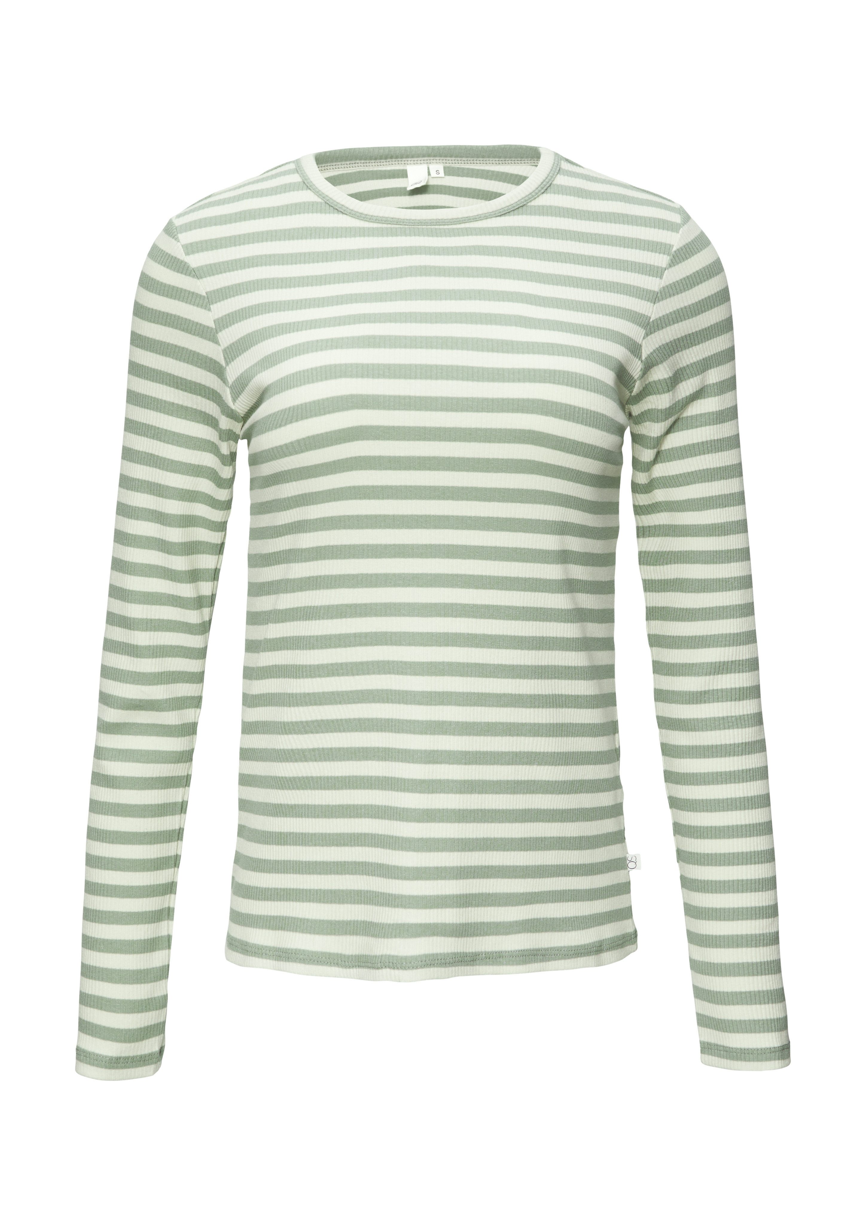 Q S designed by Shirt met lange mouwen