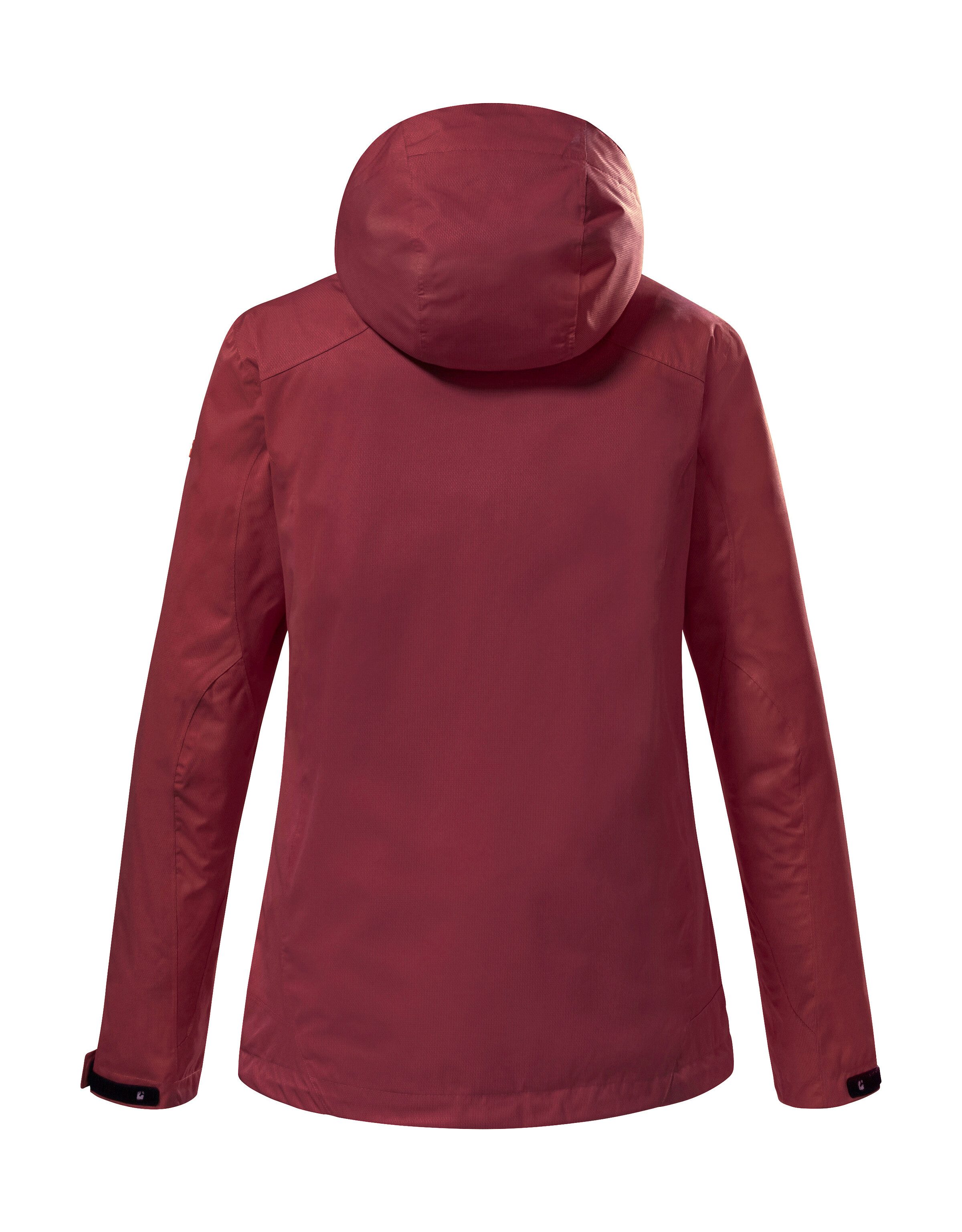 Killtec Outdoorjack KOS 133 WMN JCKT Water- en winddichte damesjack met afneembare capuchon, PFAS-vrij