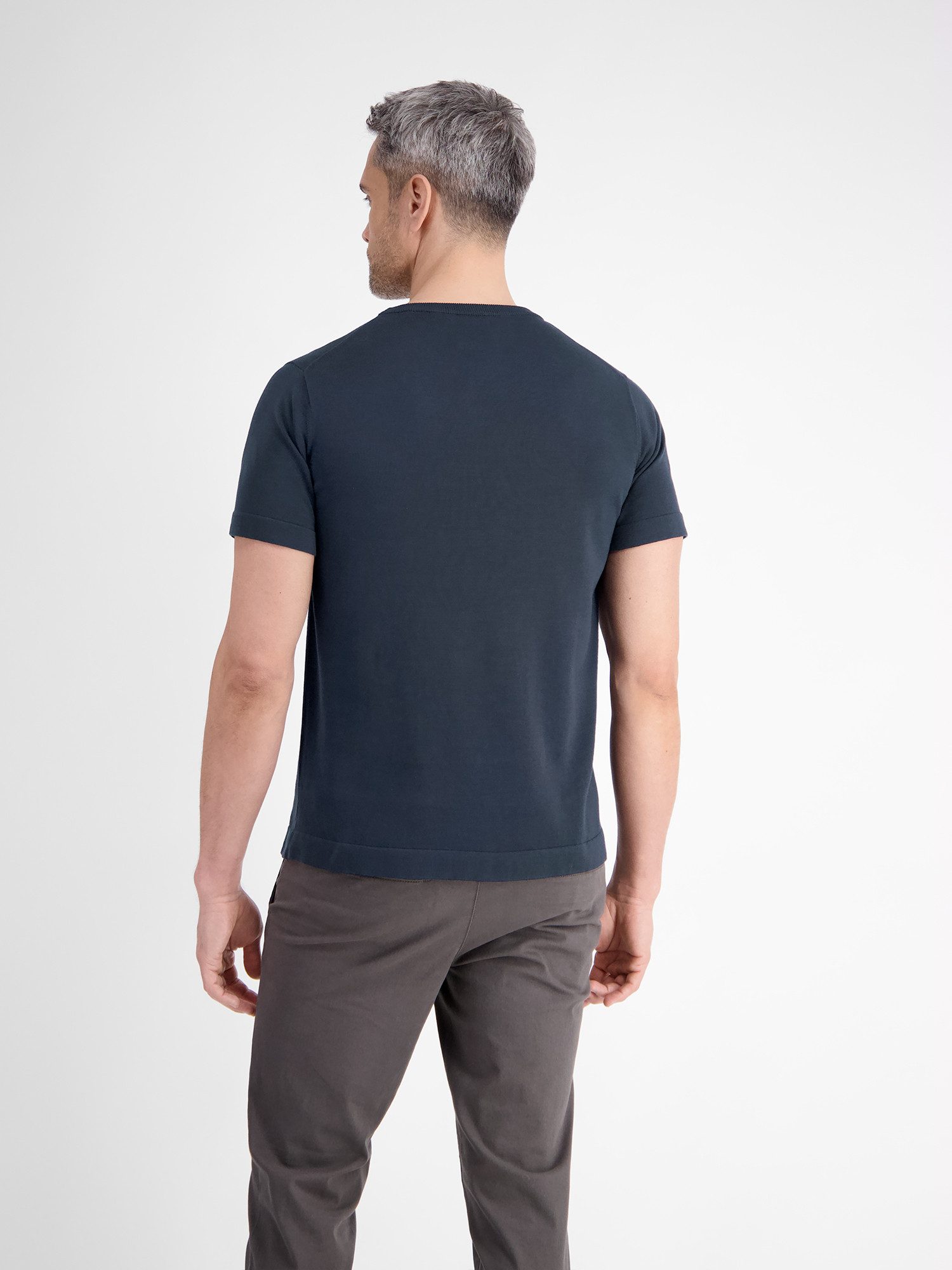 Lerros T-shirt LERROS Gebreid T-shirt met borstzak