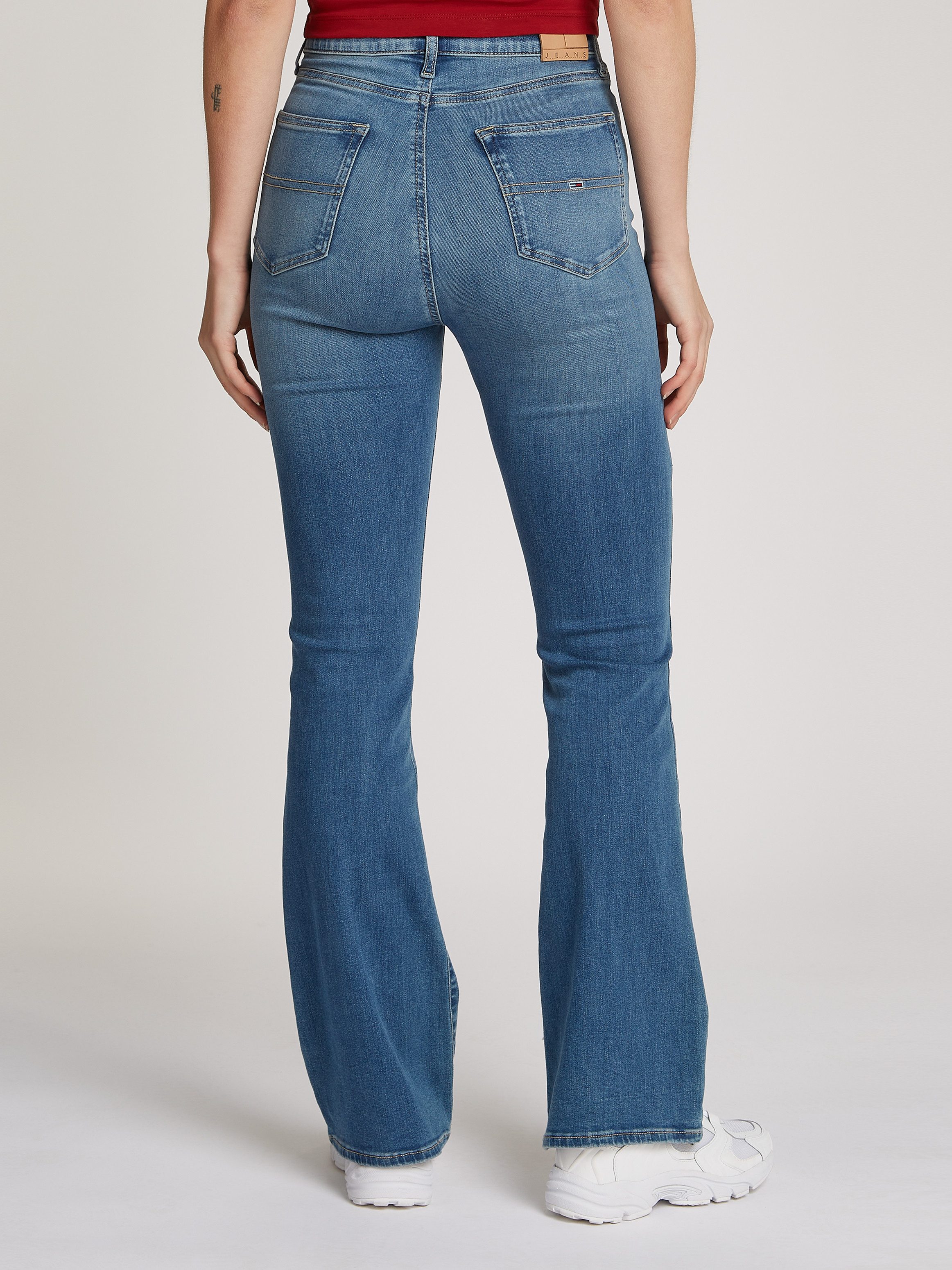 TOMMY JEANS Wijd uitlopende jeans Tommy Jeans SYLVIA - High waist - Flared Denim Jeans