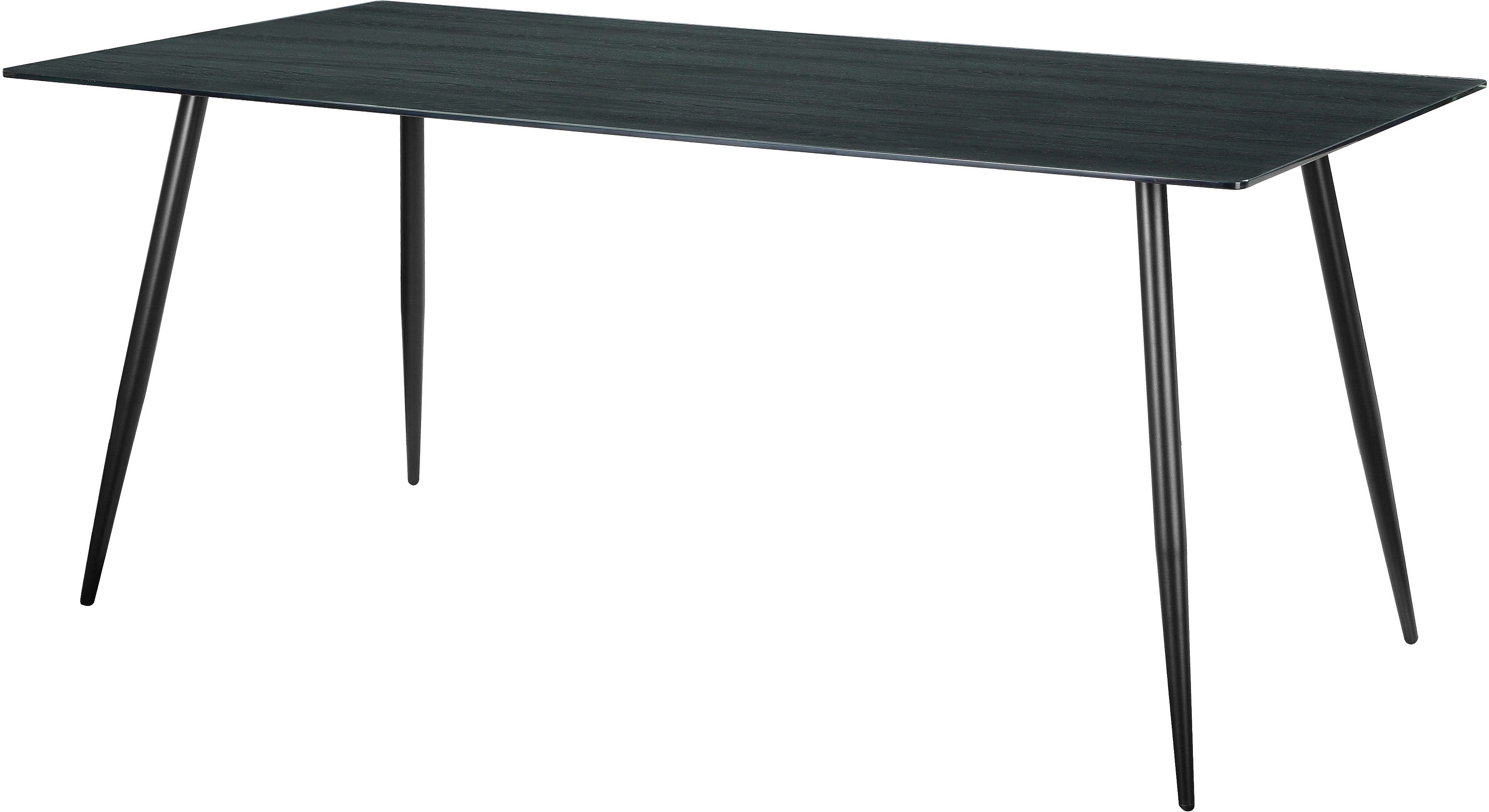 Home affaire Eettafel Turah, TOPSELLER!, OTTOs keuze met glazen blad in houtlook, tijdloos ontwerp, onderhoudsvriendelijk