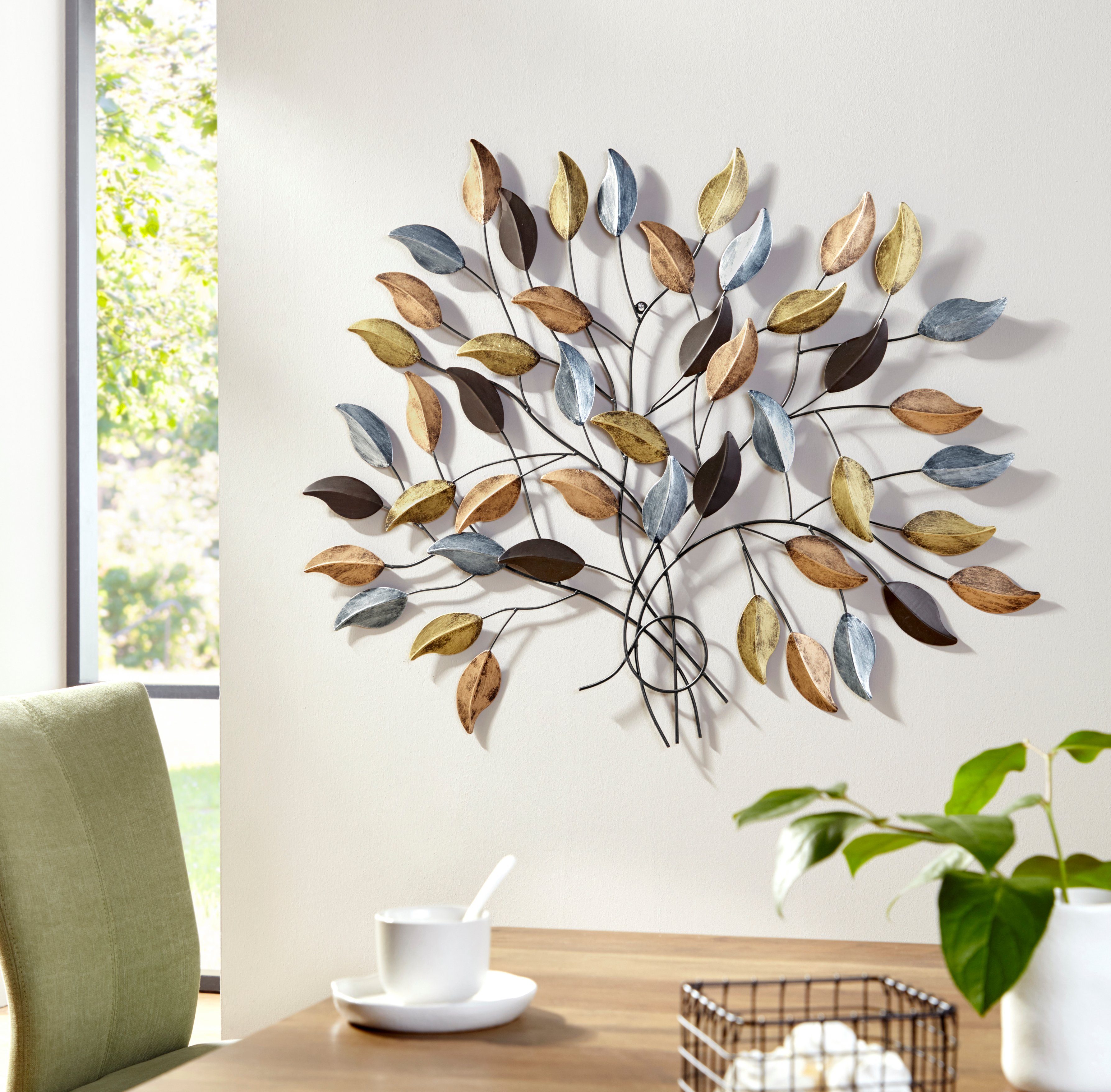 my home Sierobject voor aan de wand Fagus modern, metaal