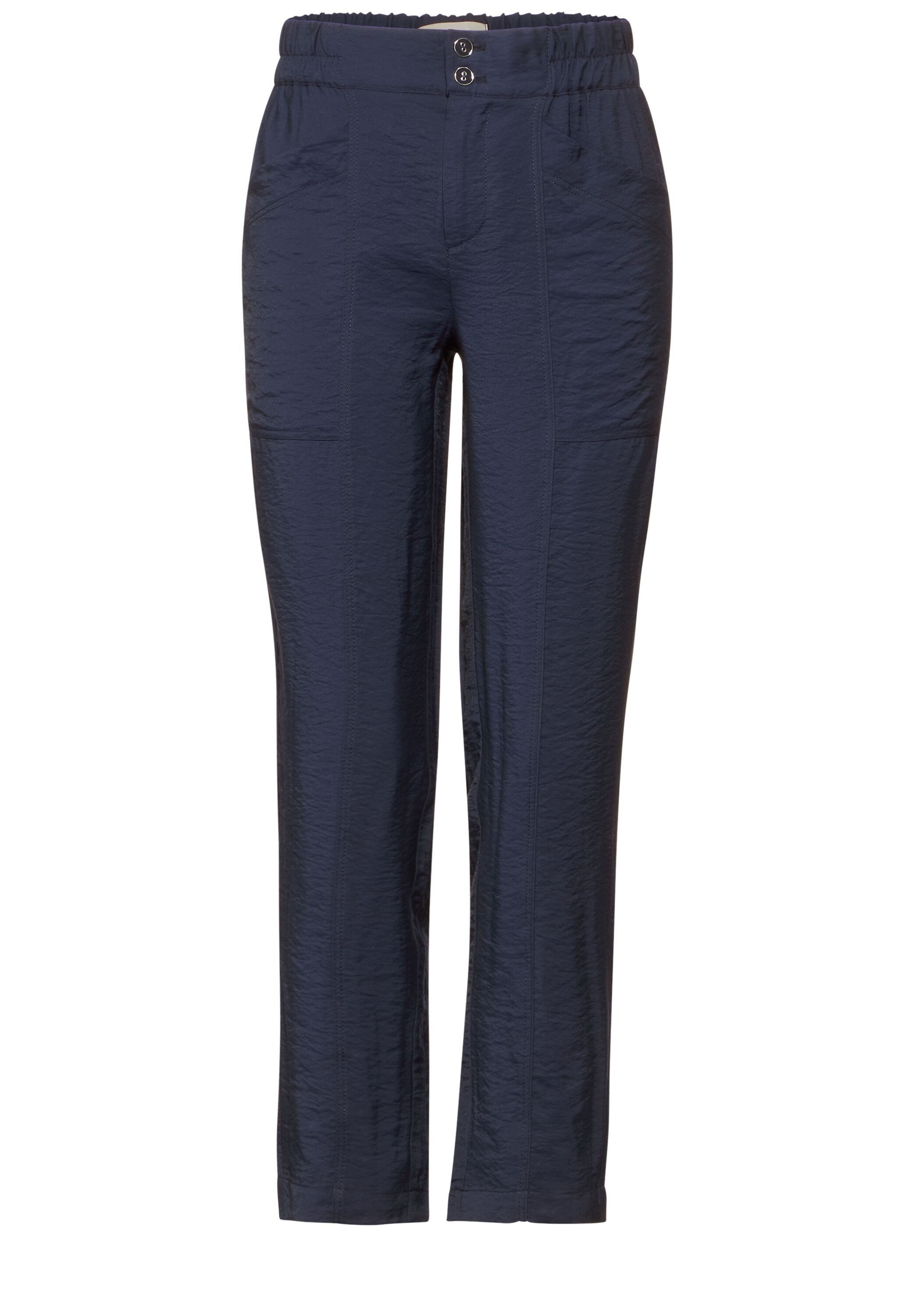 STREET ONE Joggingbroek met een dubbele knoopsluiting