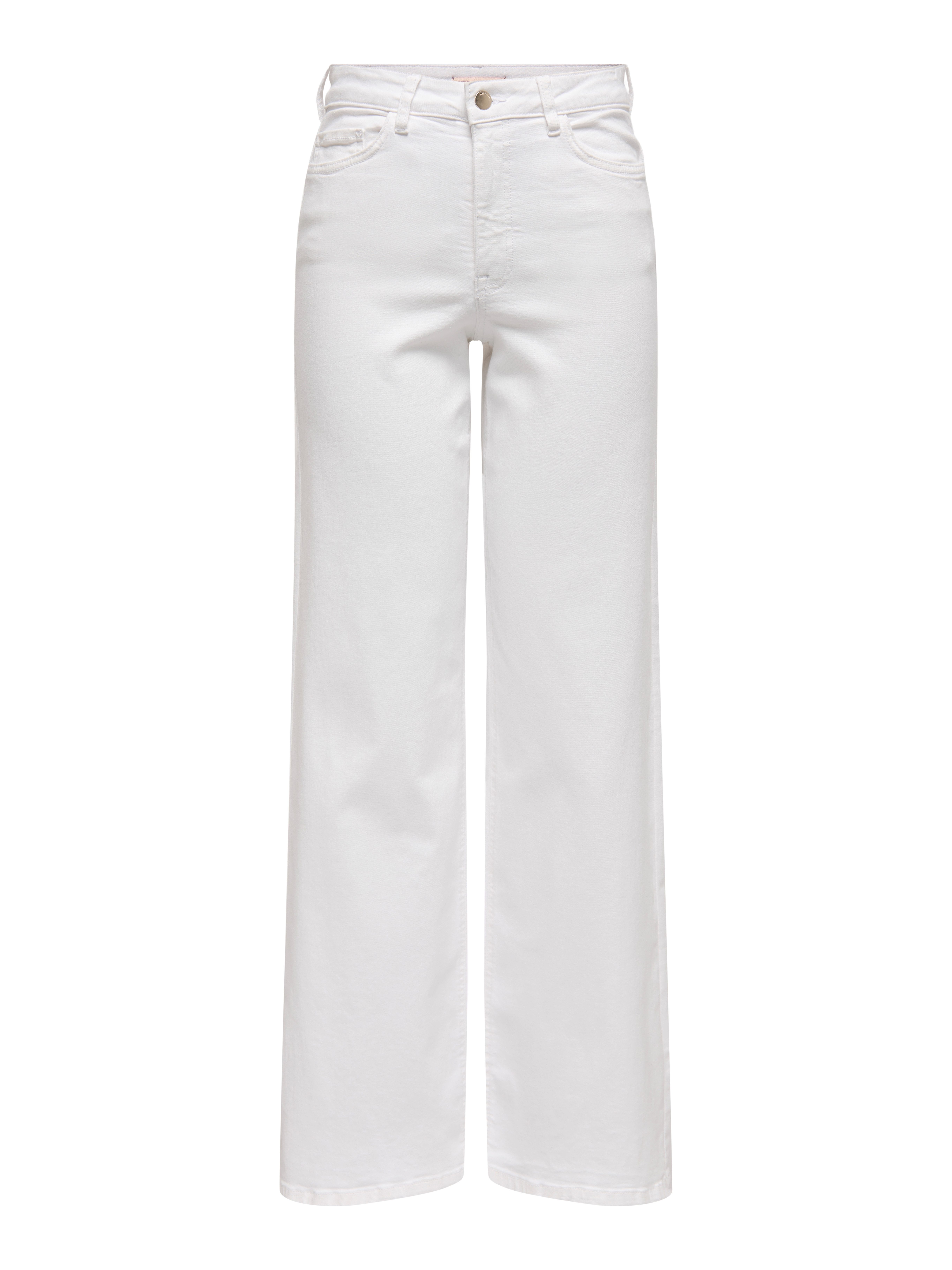 JDY High-waist jeans JDYFELINA-FINA HW WIDE WHITEJNS DNM NOOS