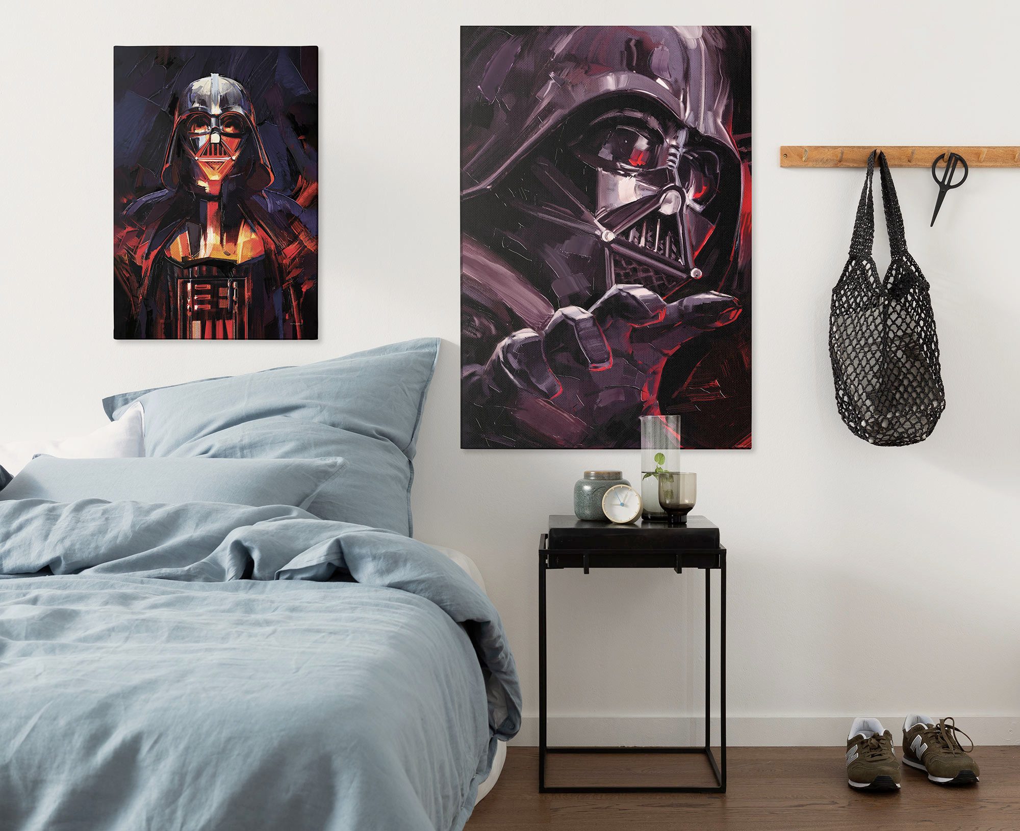 Komar Artprint op linnen Star Wars Darth Vader Acryl 6-delige set, 93x30 mm, wit, elk 4,9w, plafond, woonkamer, gang (1 stuk)