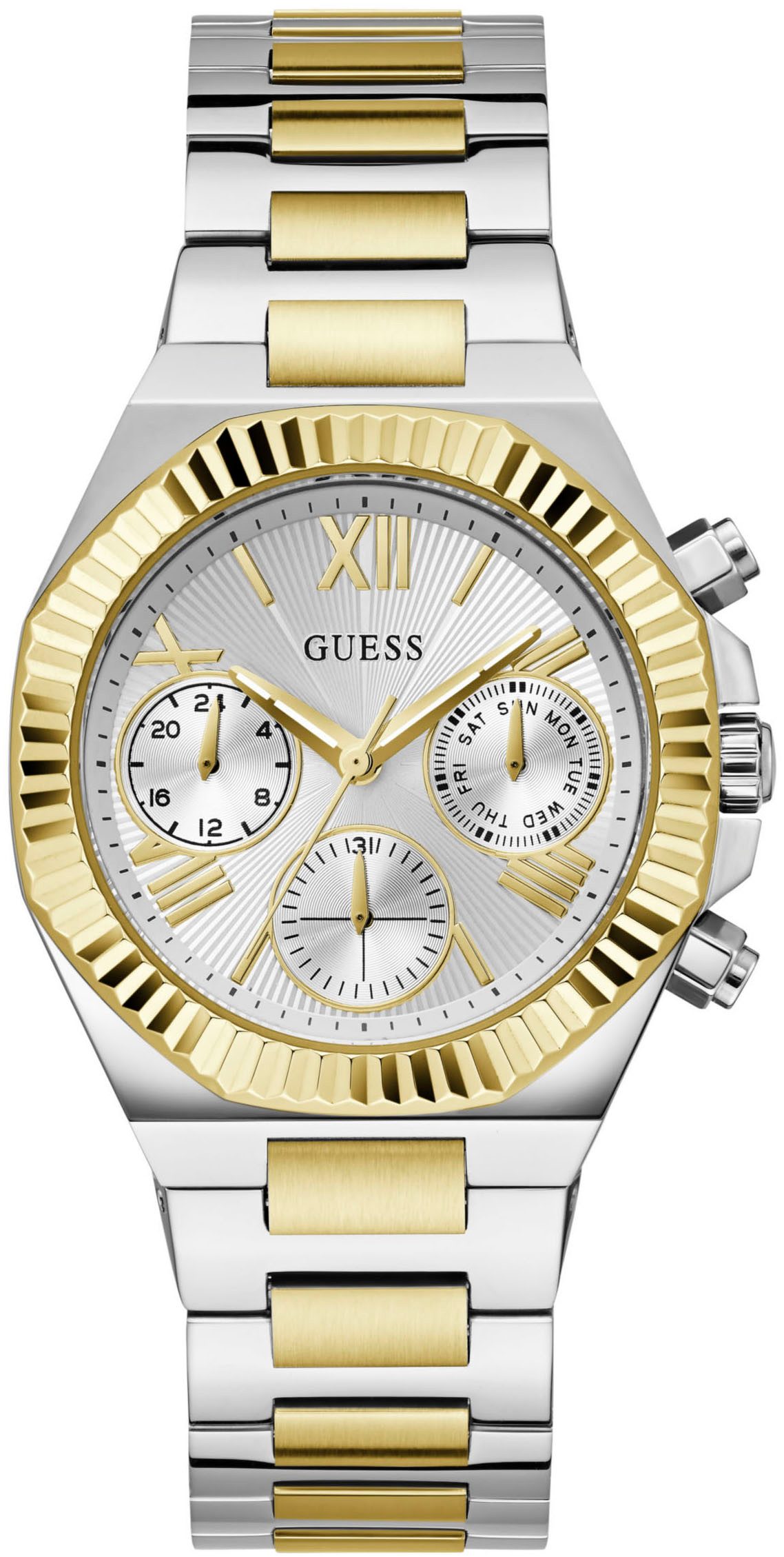 Guess Multifunctioneel horloge EQUALITY Quartzhorloge, horloge, dames, heren, unisex, datum, roestvrijstalen band