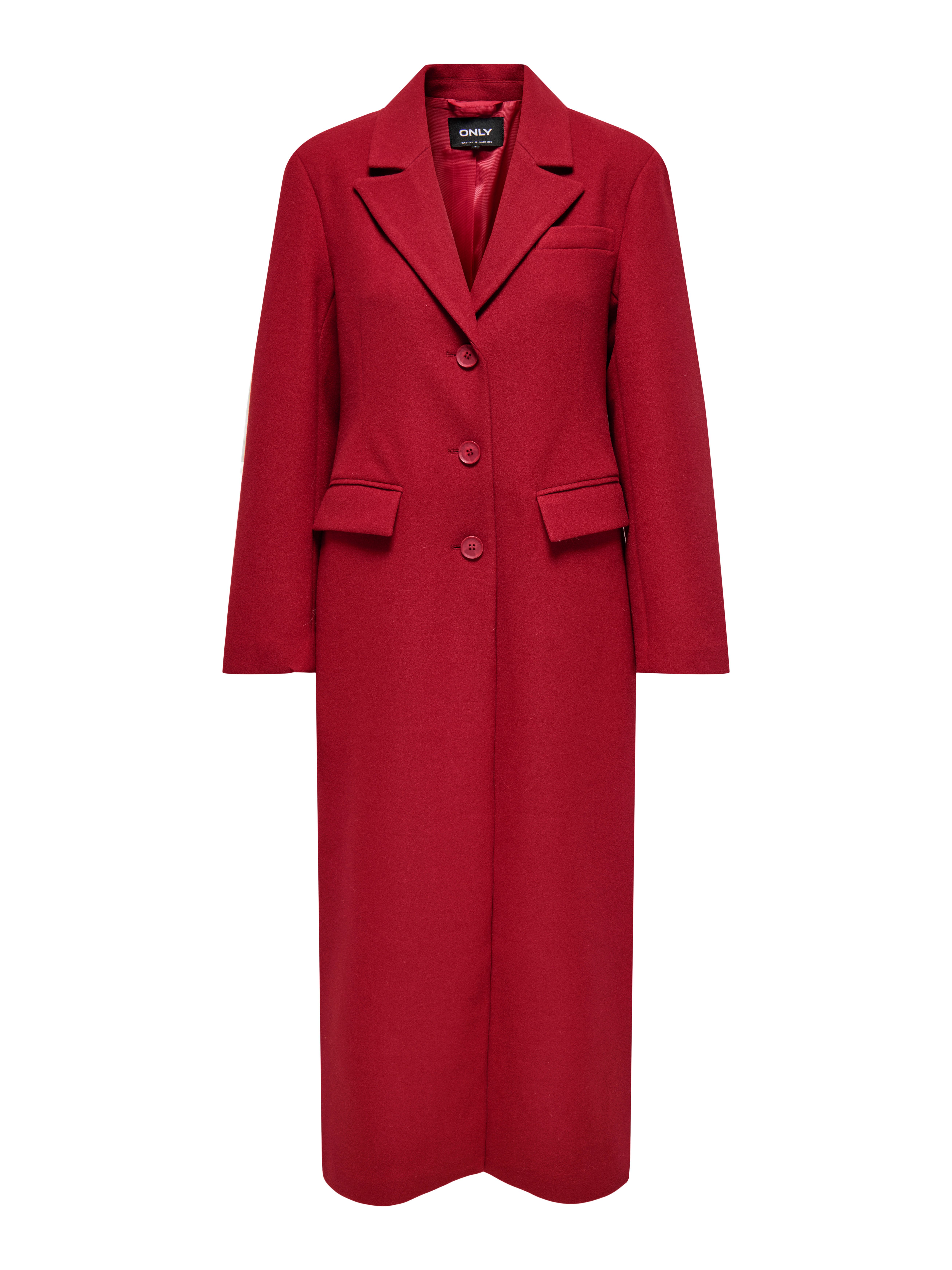 Only Lange jas ONLNANCY LIFE LONG FITTED COAT CC OTW