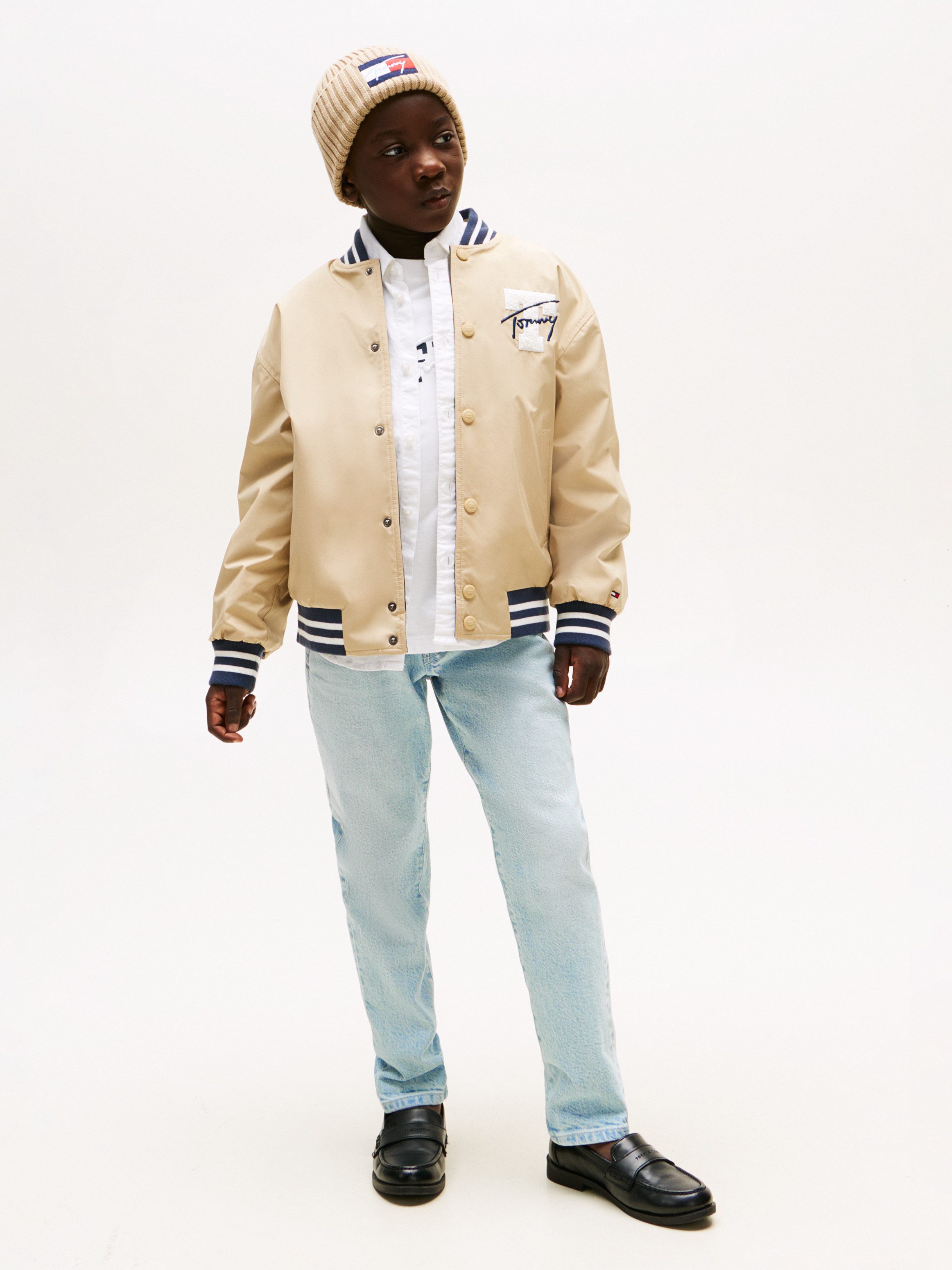 Tommy Hilfiger Straight jeans Modern straight voor kinderen tot 16 jaar, in lichte wassing