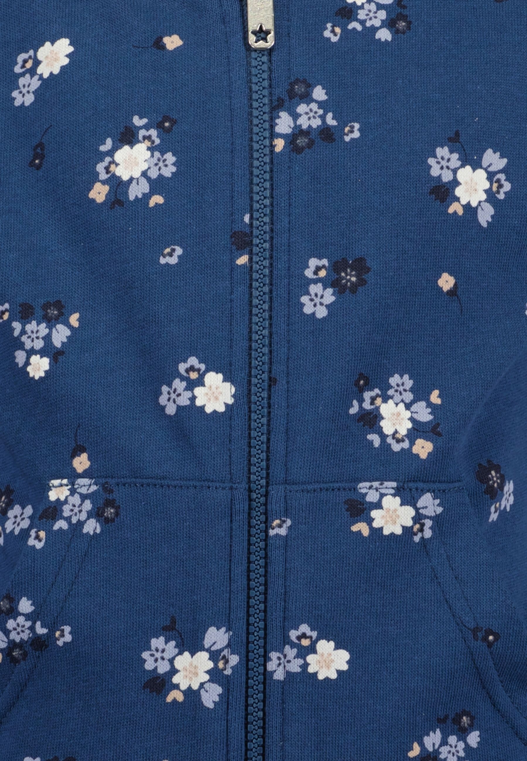 Blue Seven Sweatvest Blue Seven meisjes sweatjack met capuchon katoen lange mouwen (1-delig)