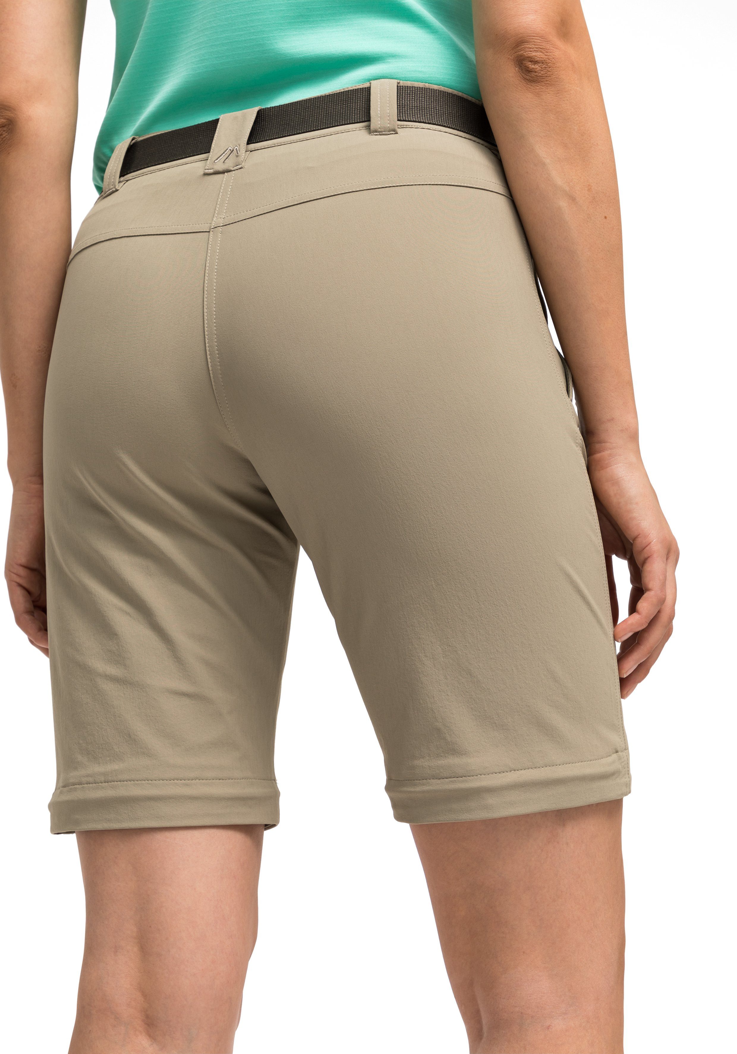 Maier Sports Functionele broek Nata 2 Dames wandelbroek, afritsbare outdoorbroek, 3 zakken, regular fit