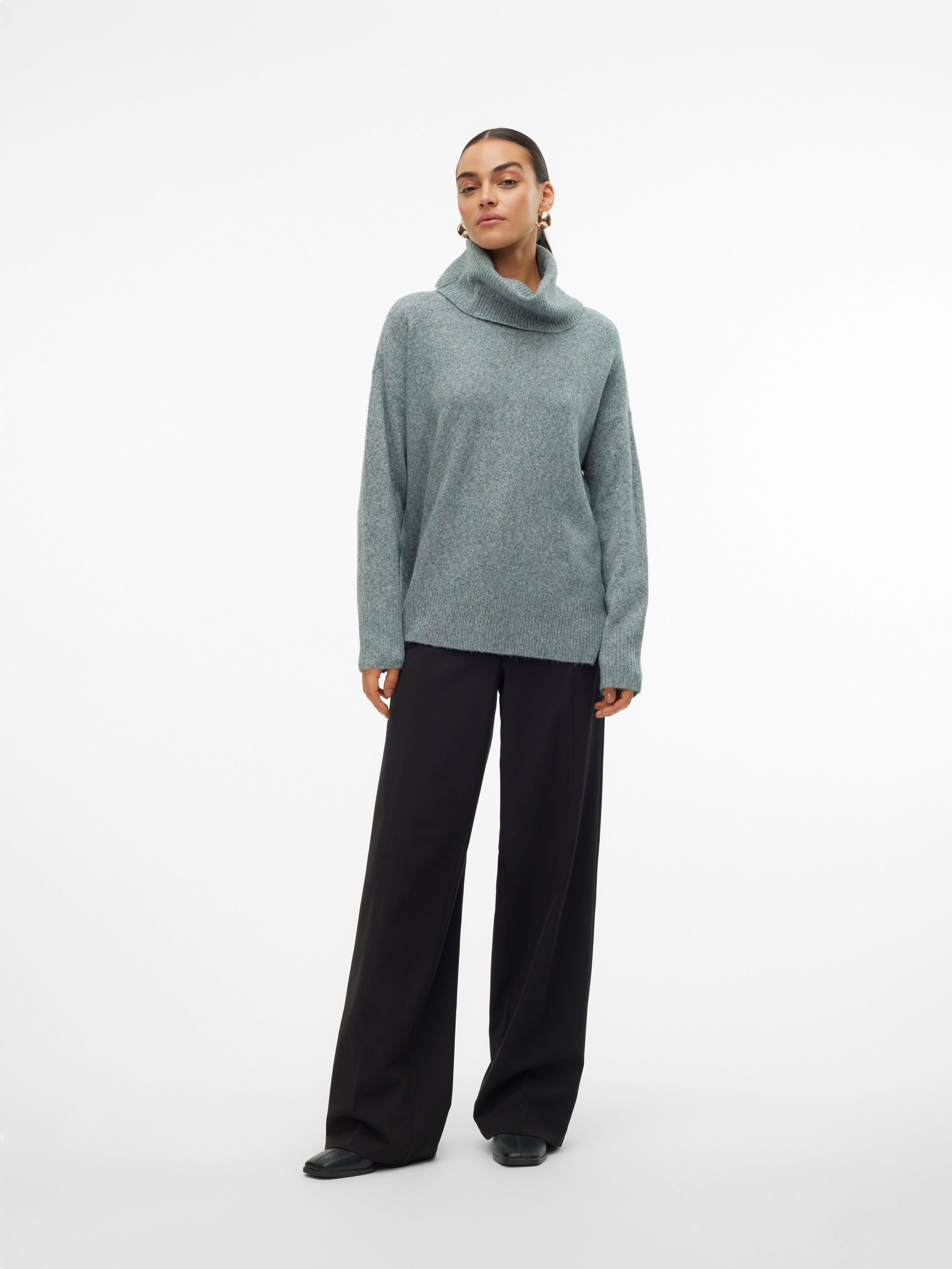 Vero Moda Coltrui VMDOFFY LS COWLNECK BLOUSE GA NOOS