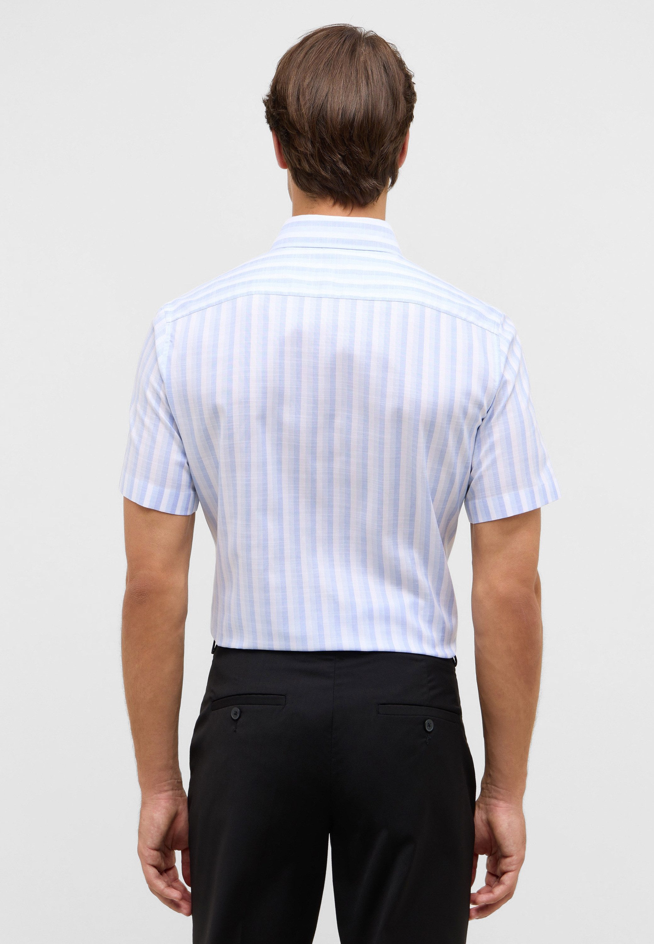 Eterna Overhemd met korte mouwen Slim fit