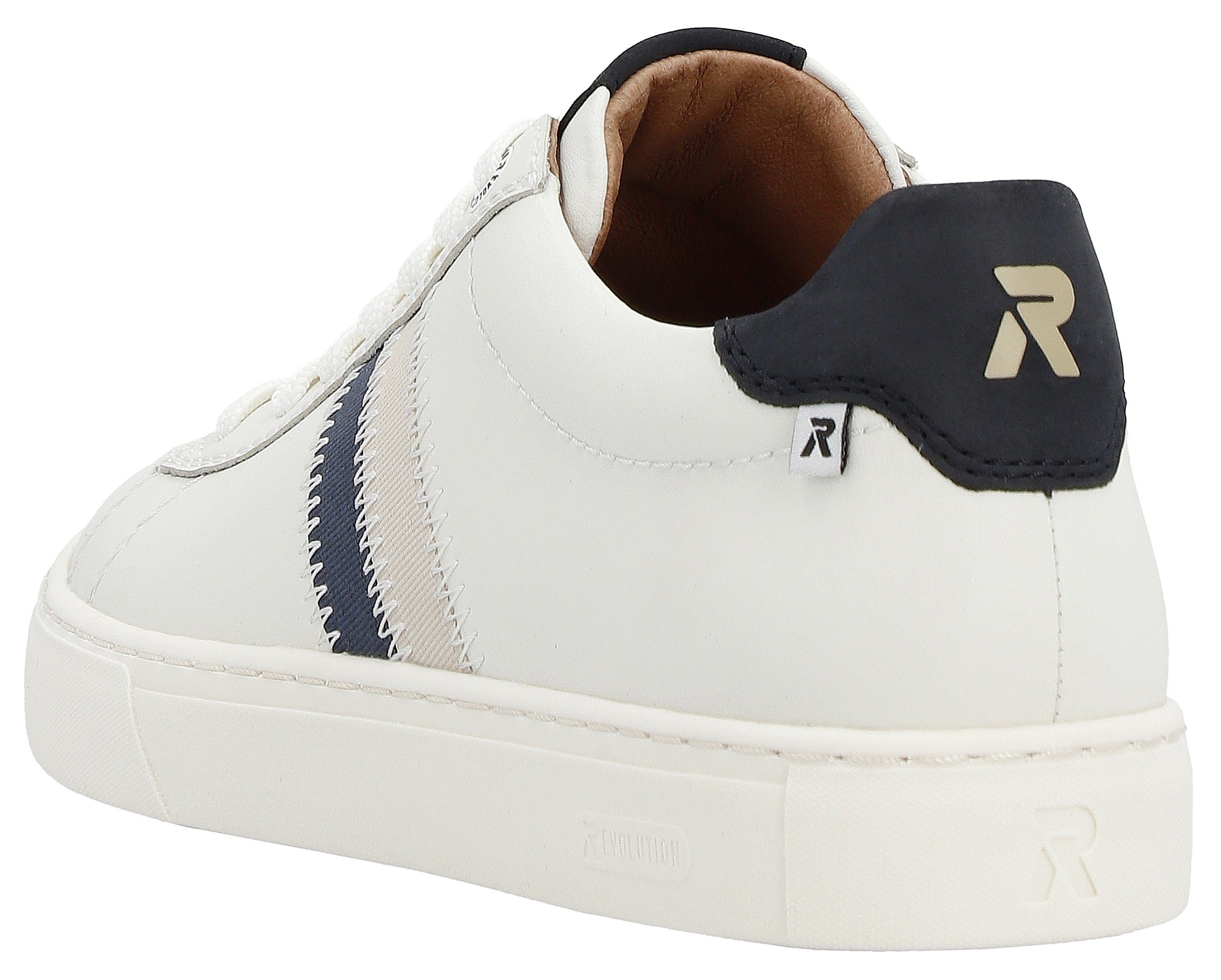 RIEKER Sport Sneakers met leren binnenvoering, vrijetijdsschoen, lage schoen, veterschoen