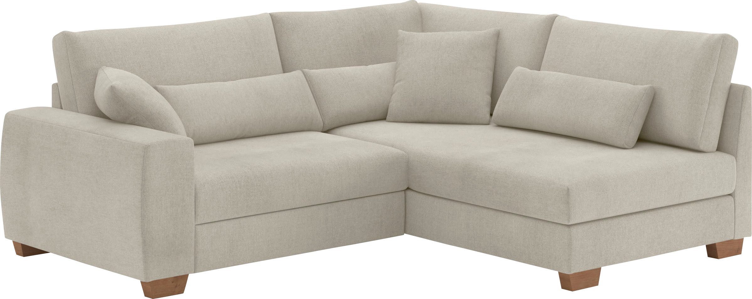 Mr. Couch Hoekbank Helena L-vorm Met binnenvering, optioneel met bed en pocketvering