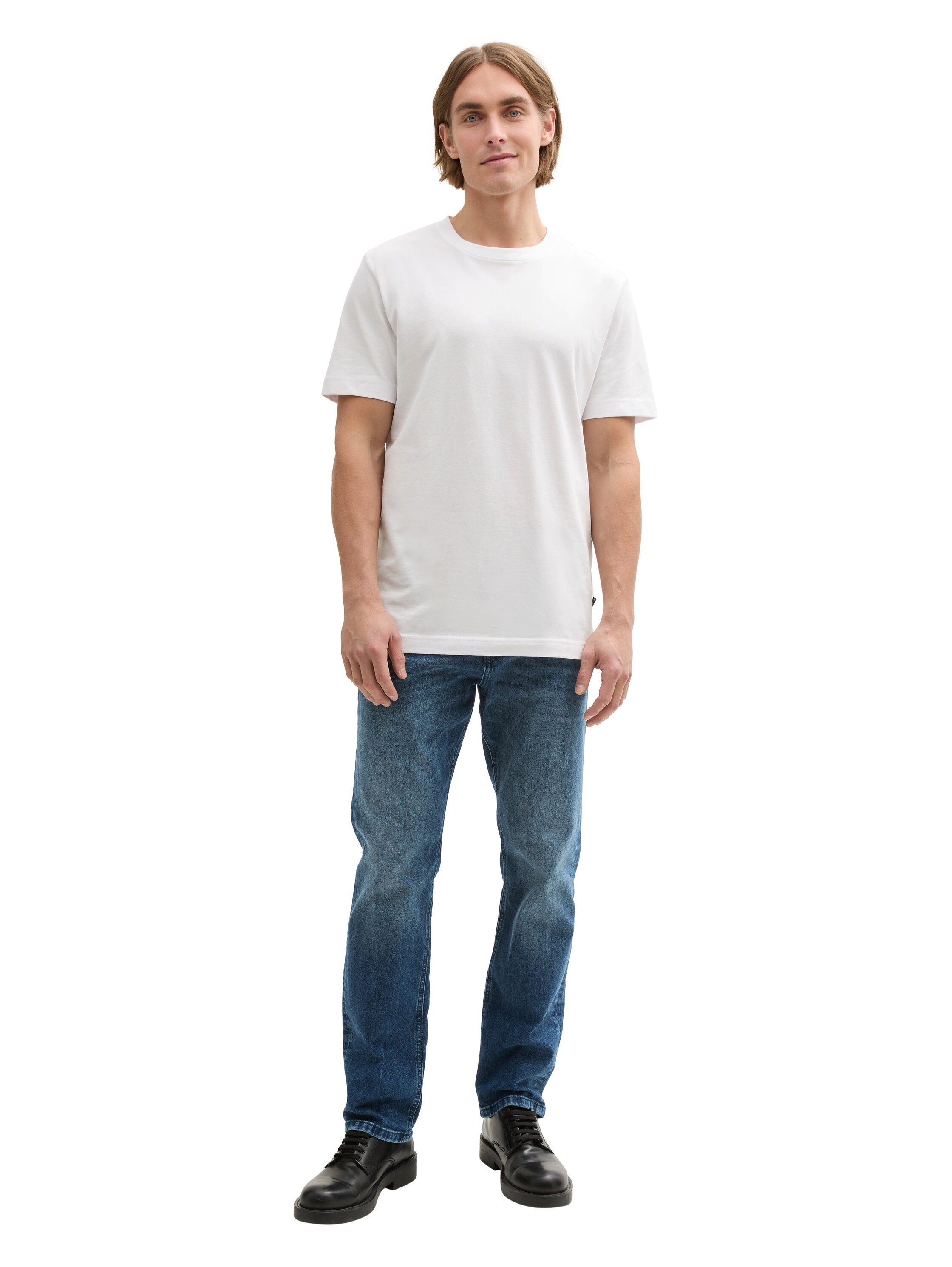 Tom Tailor Straight jeans Marvin in five-pocketsstijl
