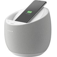 belkin smart speaker soundform elite (wifi, bluetooth, google assistant, draadloze oplader) wit