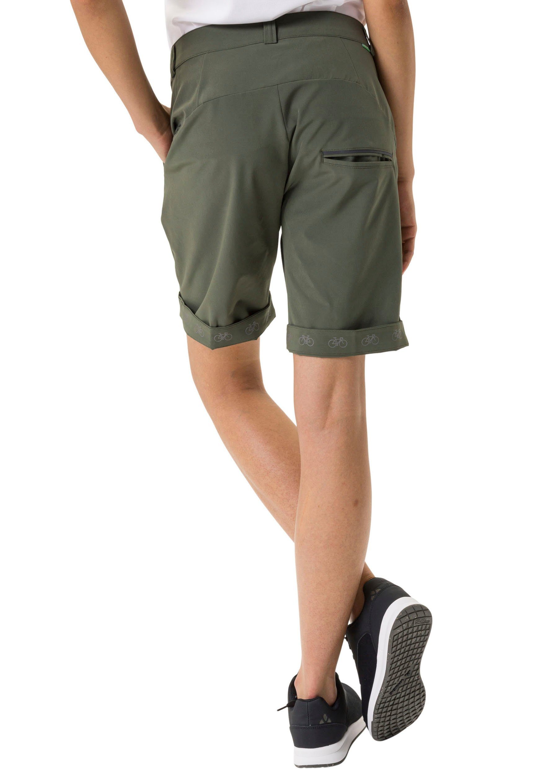 VAUDE Fietsbroek WOMEN'S CYCLIST SHORTS reflecterende elementen