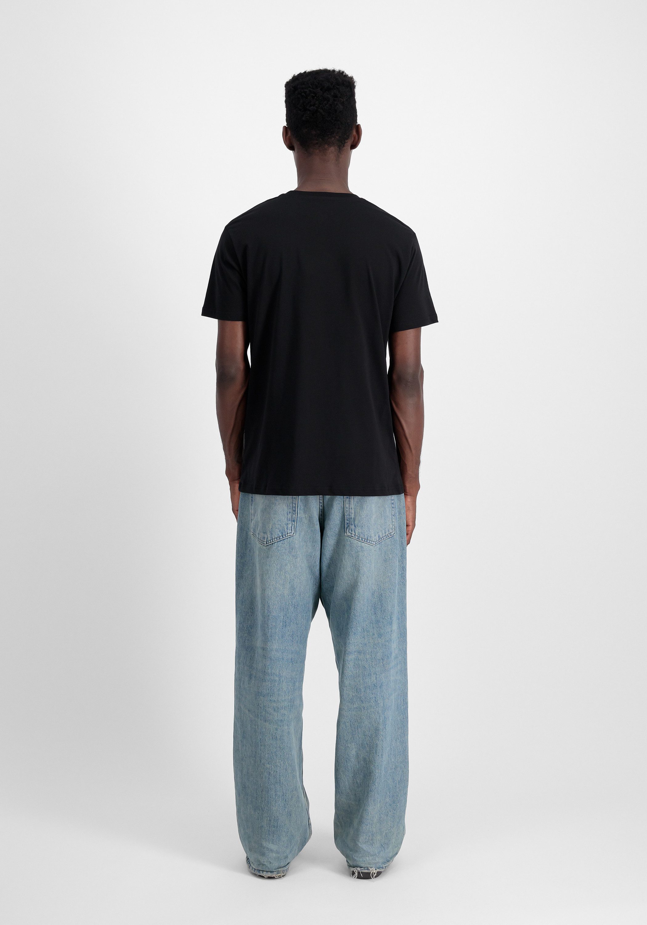 Alpha Industries T-shirt Alpha Industries Men - T-Shirts Satin Logo T