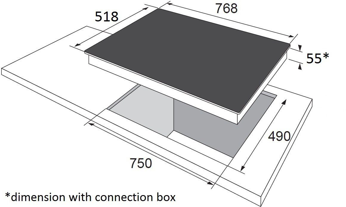 Amica Inductiekookplaat KMI 752 630 E