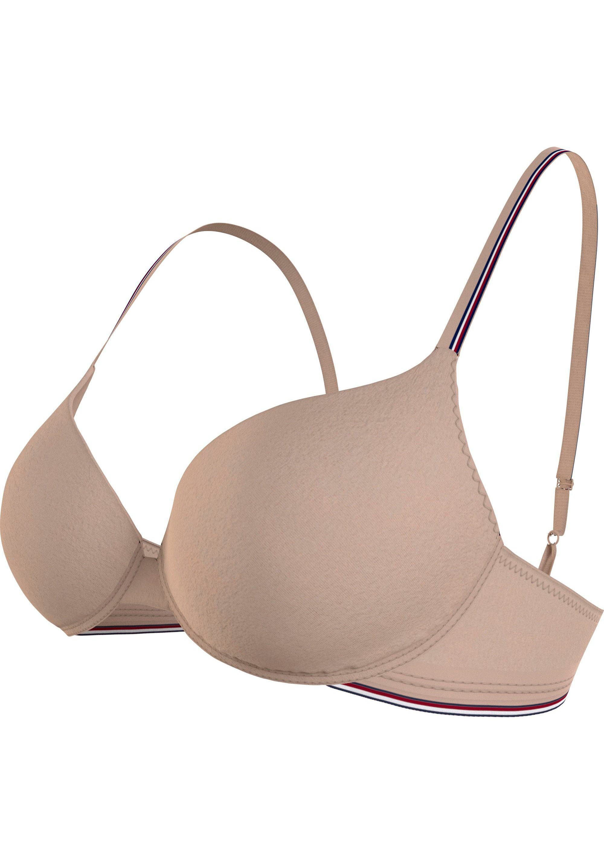 Tommy Hilfiger Underwear Bh zonder beugels DEMI-BRA met tommy hilfiger merkdetails