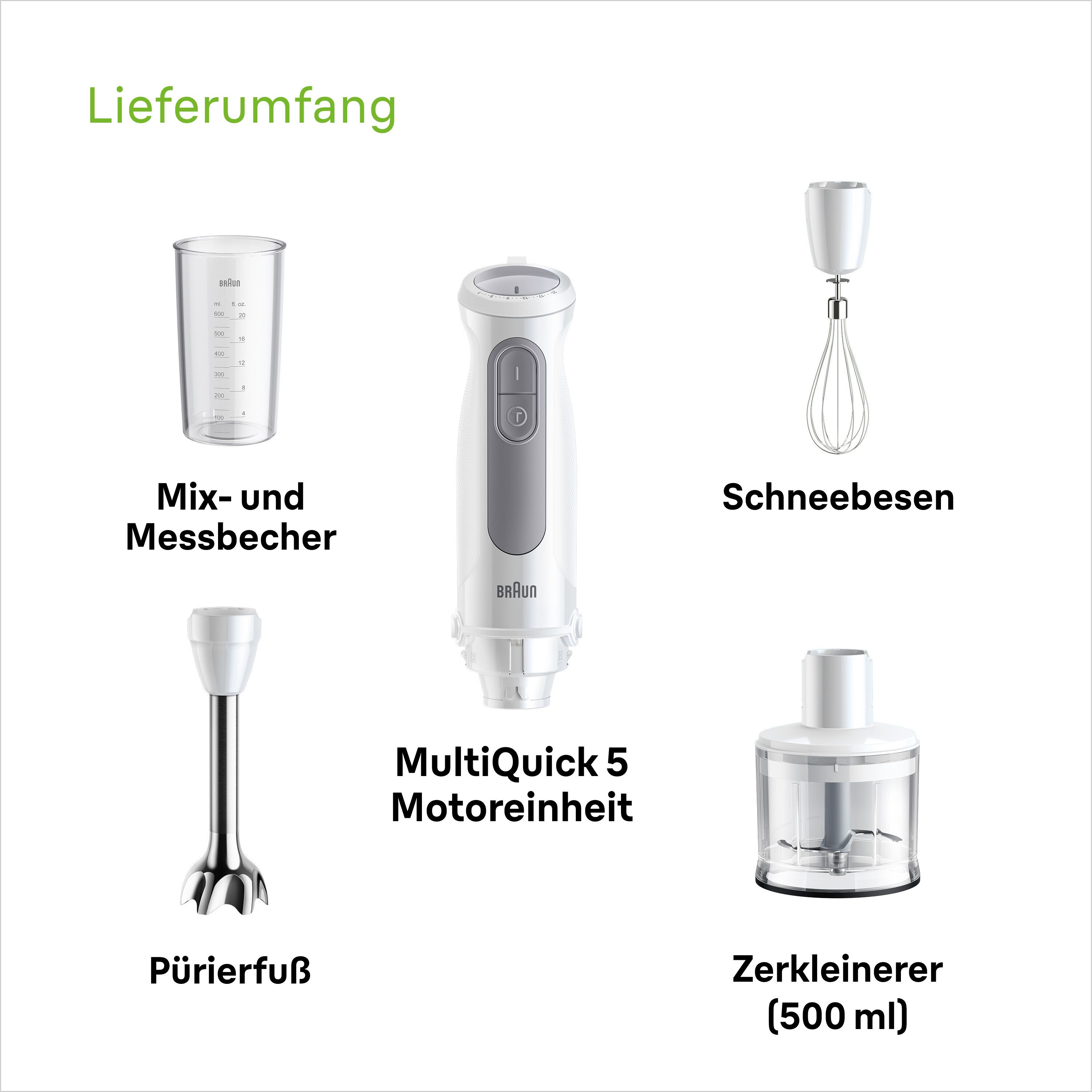 Braun Staafmixer MultiQuick MQ 50236 M
