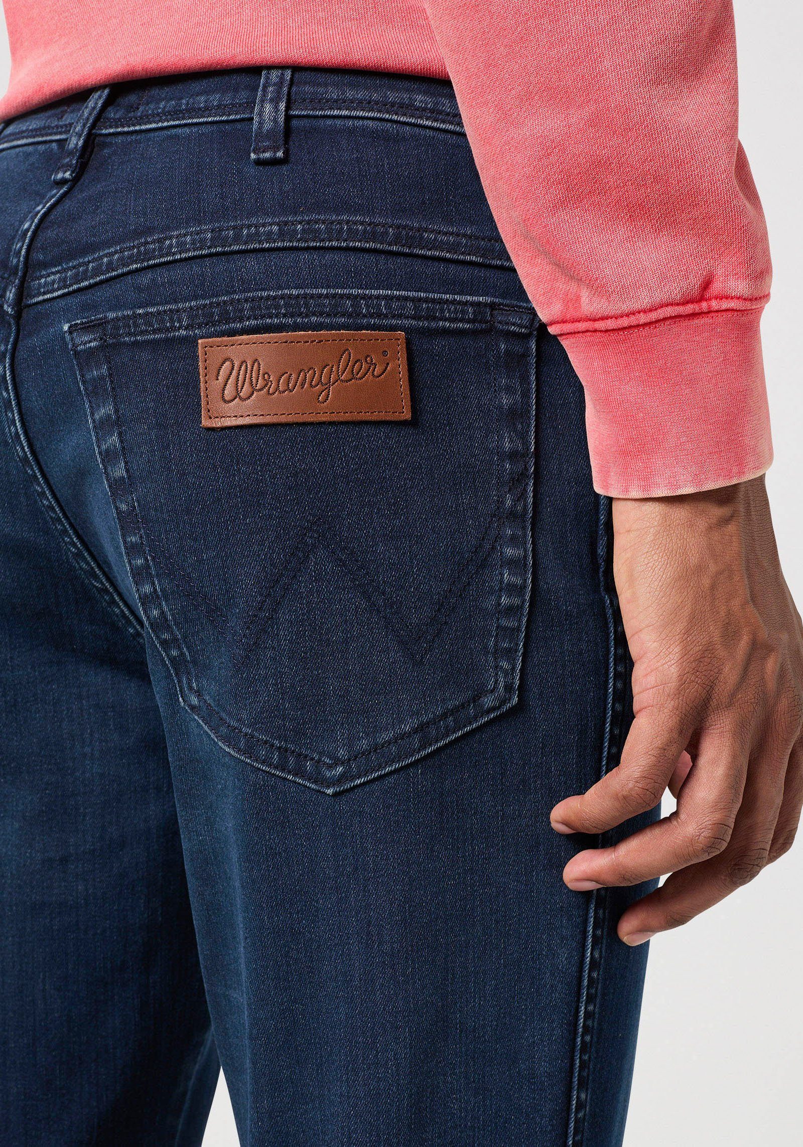 Wrangler 5-pocket jeans TEXAS SLIM FREE TO STRETCH Vrij om te rekken materiaal