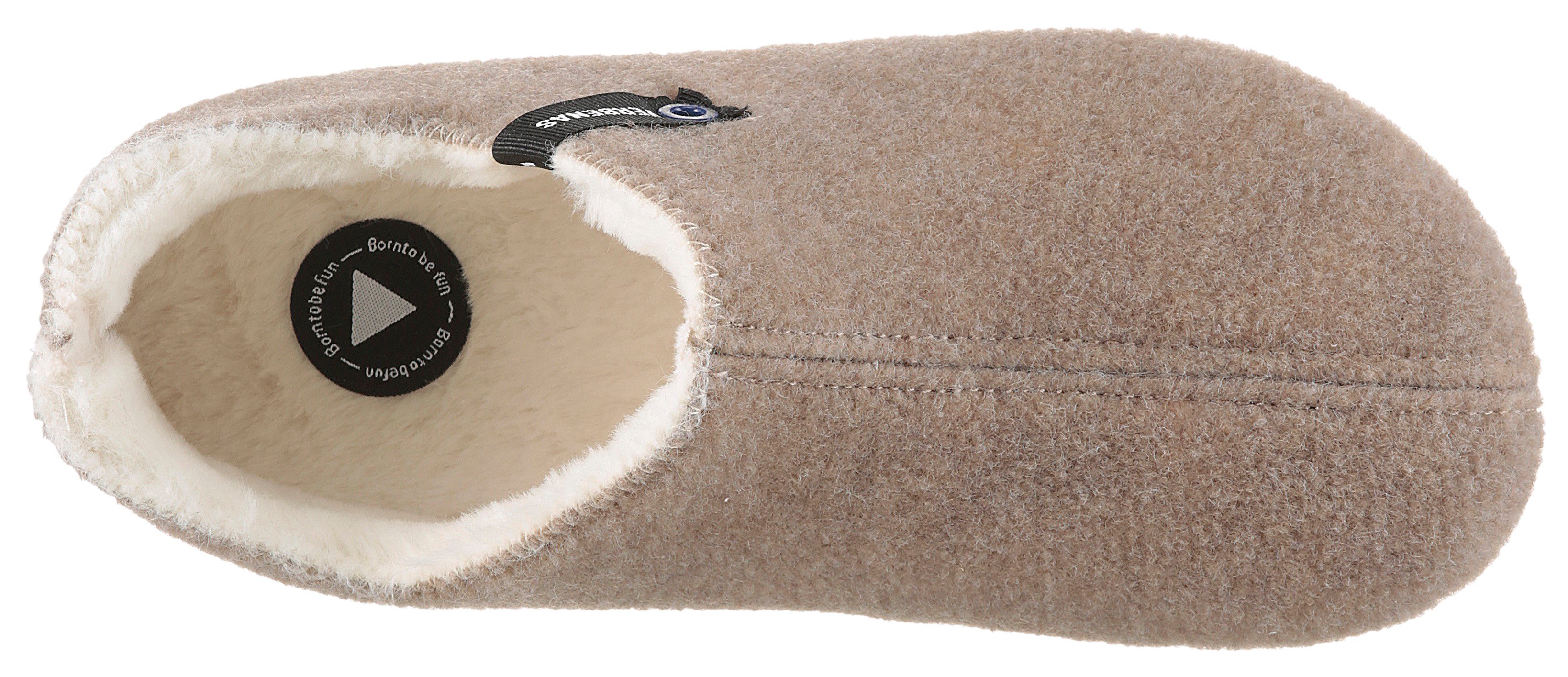 VERBENAS Pantoffels Yoi Gales pantoffel, homeslipper, instapschoen met knuffelig warmfleece