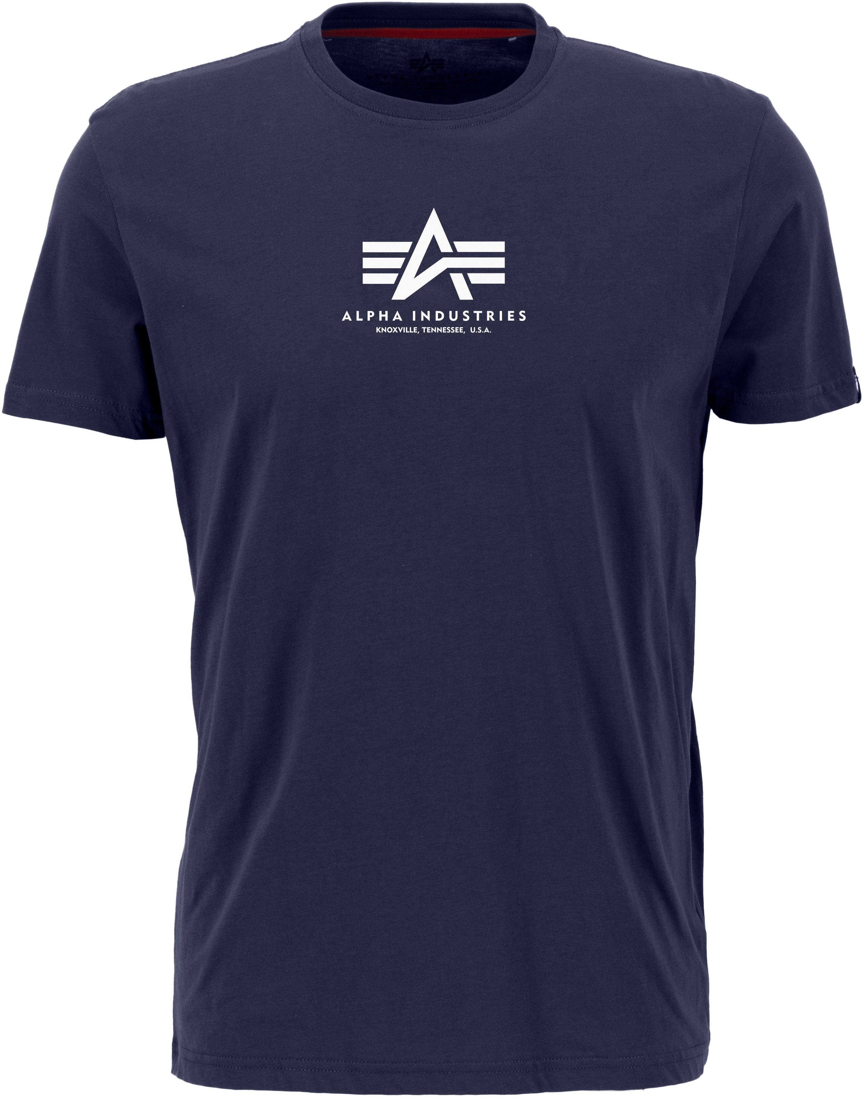 Alpha Industries Shirt met ronde hals Basic T ML