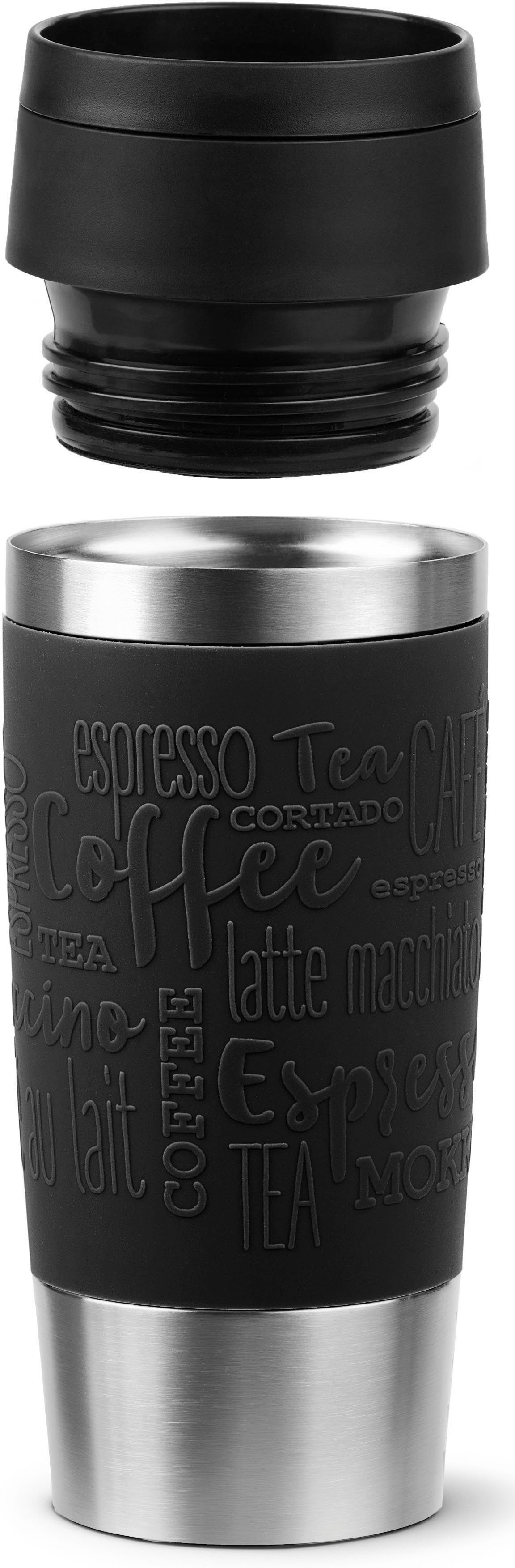 Emsa Thermosbeker Travel Mug Classic, met 360° drinkopening 4u heet, 8u koud - 360 ml / 6u heet, 12u koud - 500 ml, 100% dicht