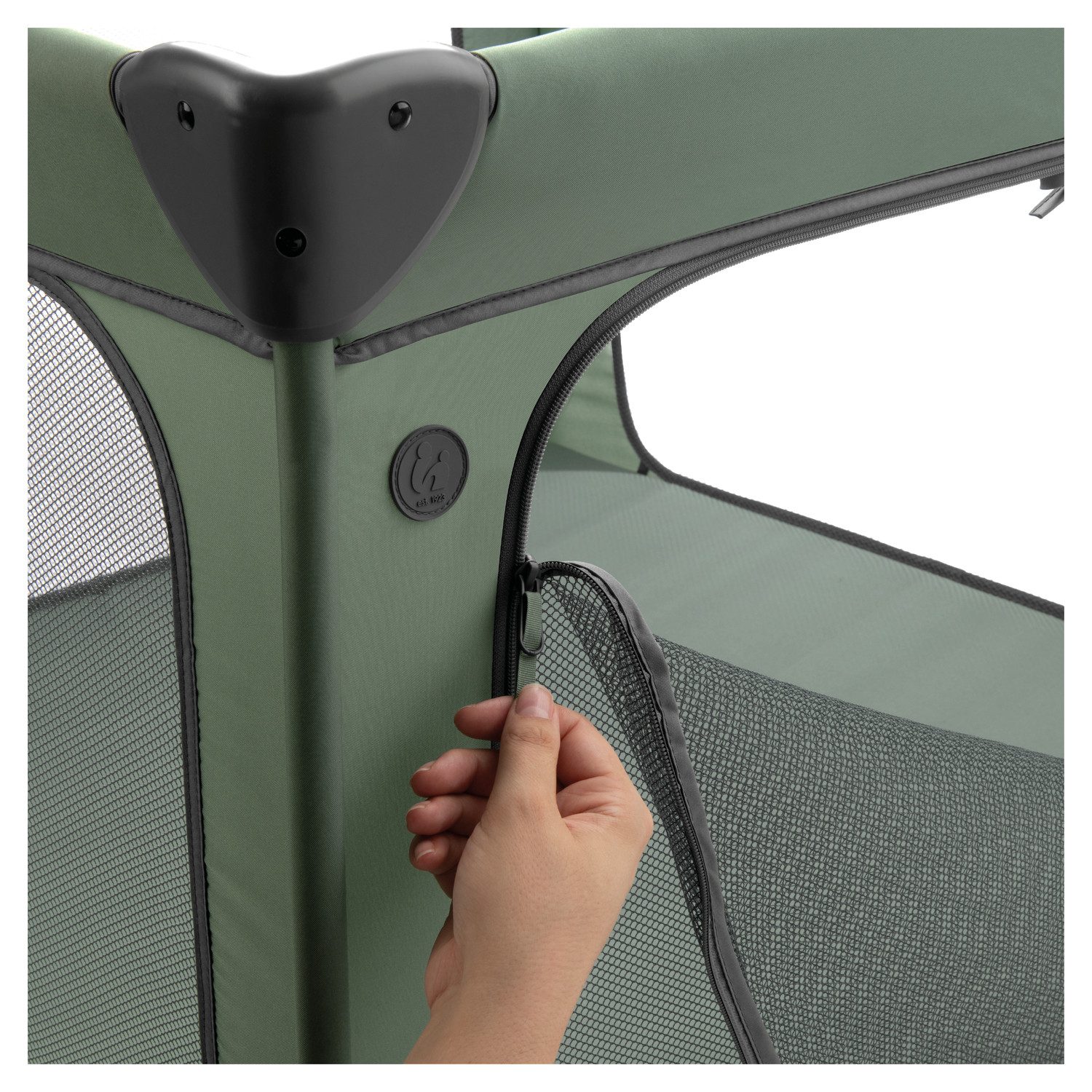 Hauck Baby-campingbed Sleep N Play SQ, Set dark green