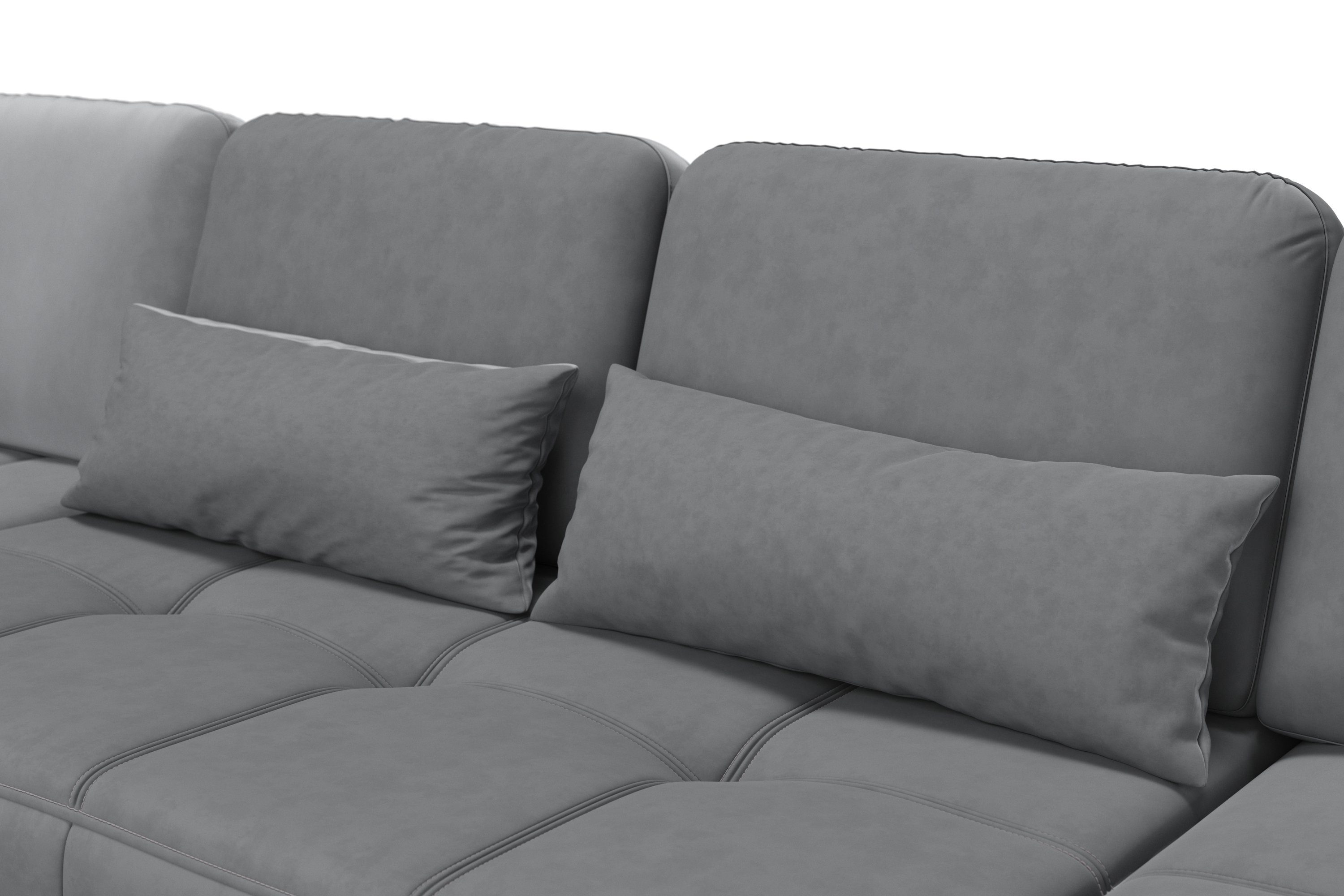 sit&more Zithoek Bendigo U-vorm inclusief zitdiepteverstelling, bodemvrijheid 12 cm, in 2 pootkleuren