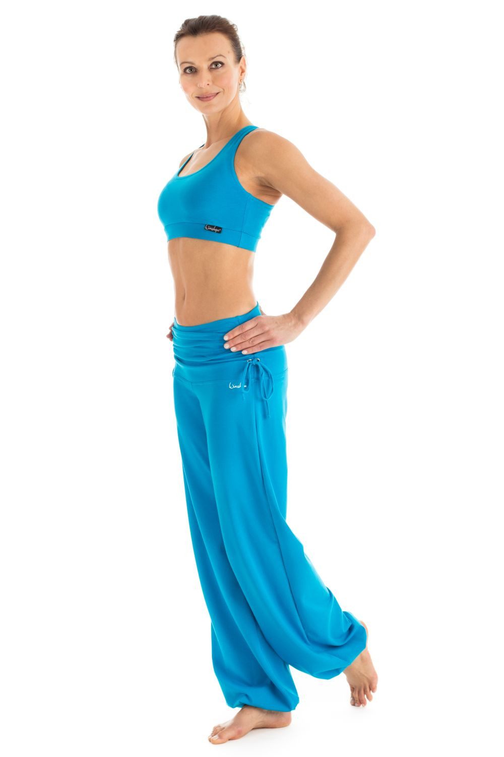 Winshape Sportbroek WH1 met aanrimpeling opzij