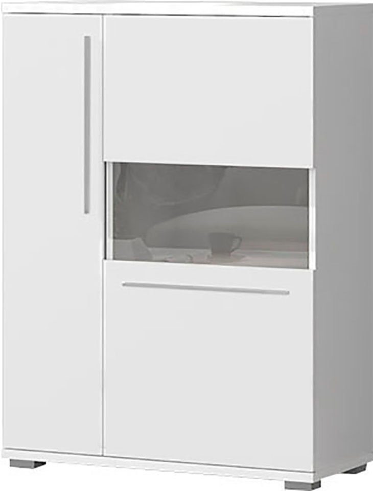 Places of Style Vitrinekast Piano UV-gecoat, soft close-functie
