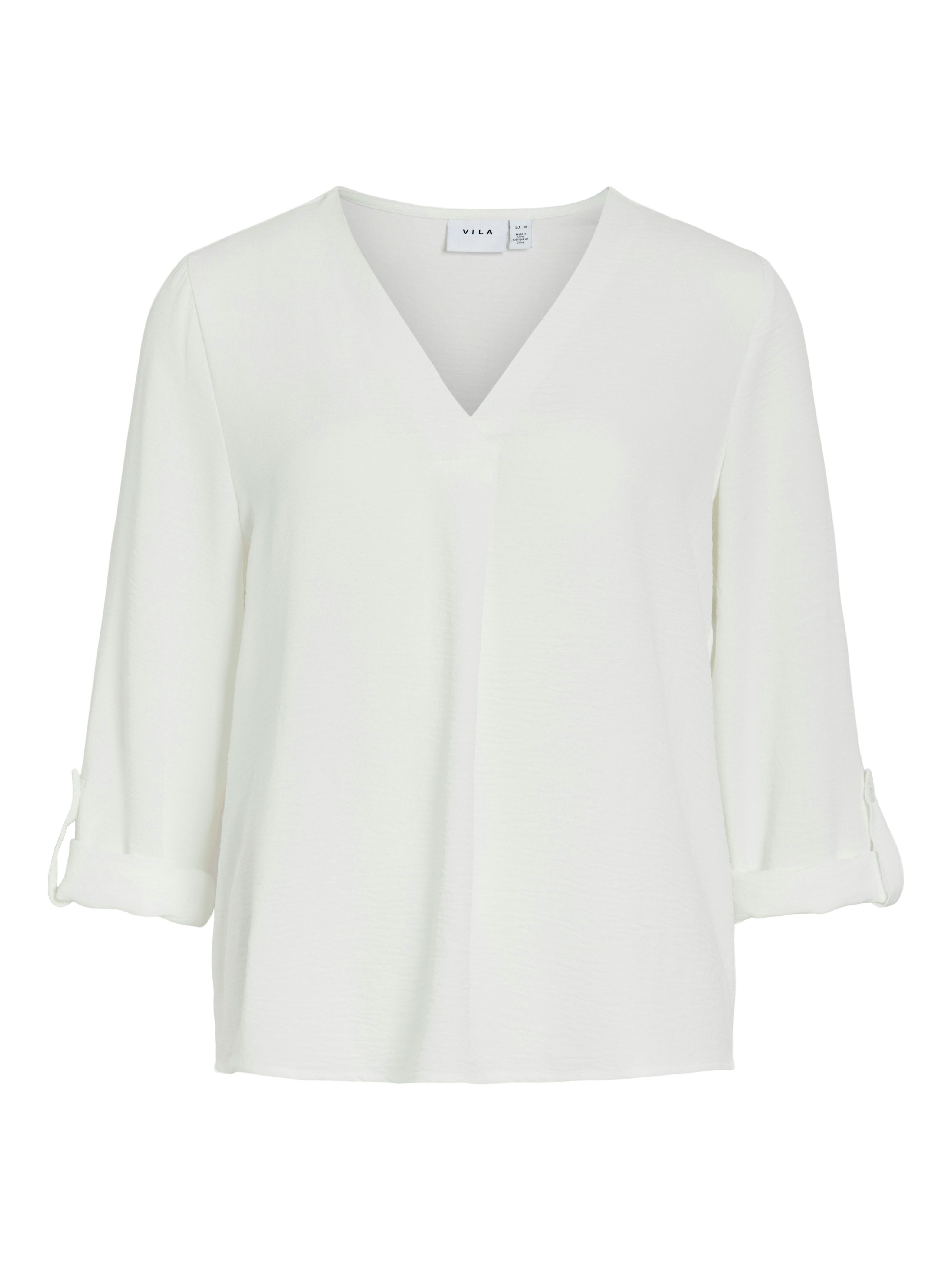 Vila Shirt VIJOSA 3/4 V-NECK TOP - NOOS