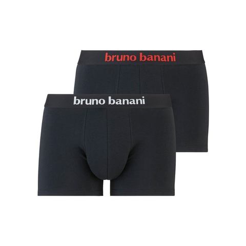 BRUNO BANANI boxershort (set van 2) in verschillende kleuren en motieven