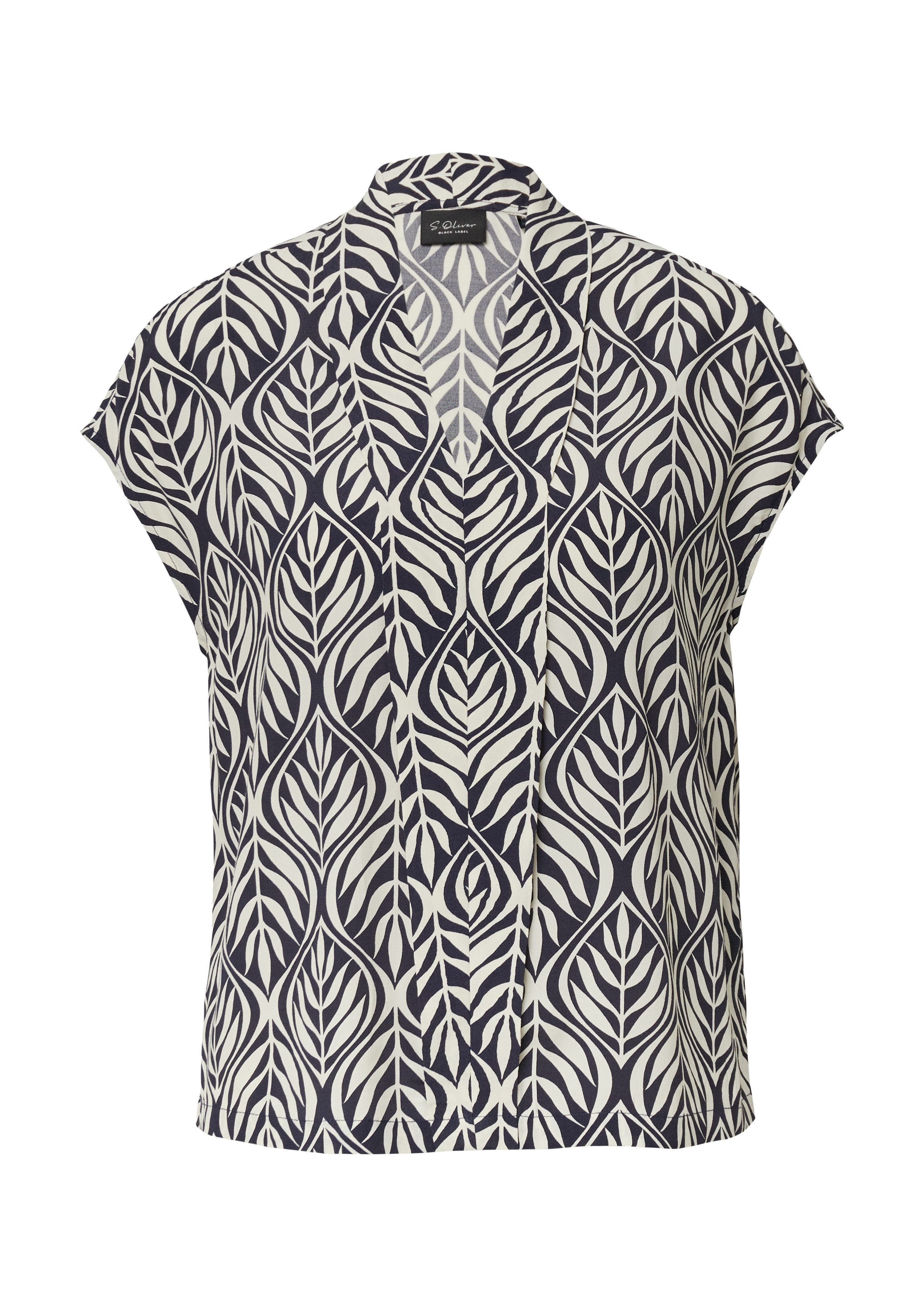s.Oliver BLACK LABEL Blouse met korte mouwen