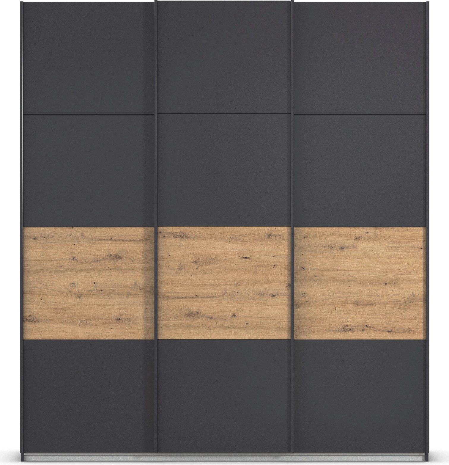 rauch Schuifdeurkast Kledingkast Kast Garderobe CORTONA inclusief indeling, 2 stoffen dozen en extra planken
