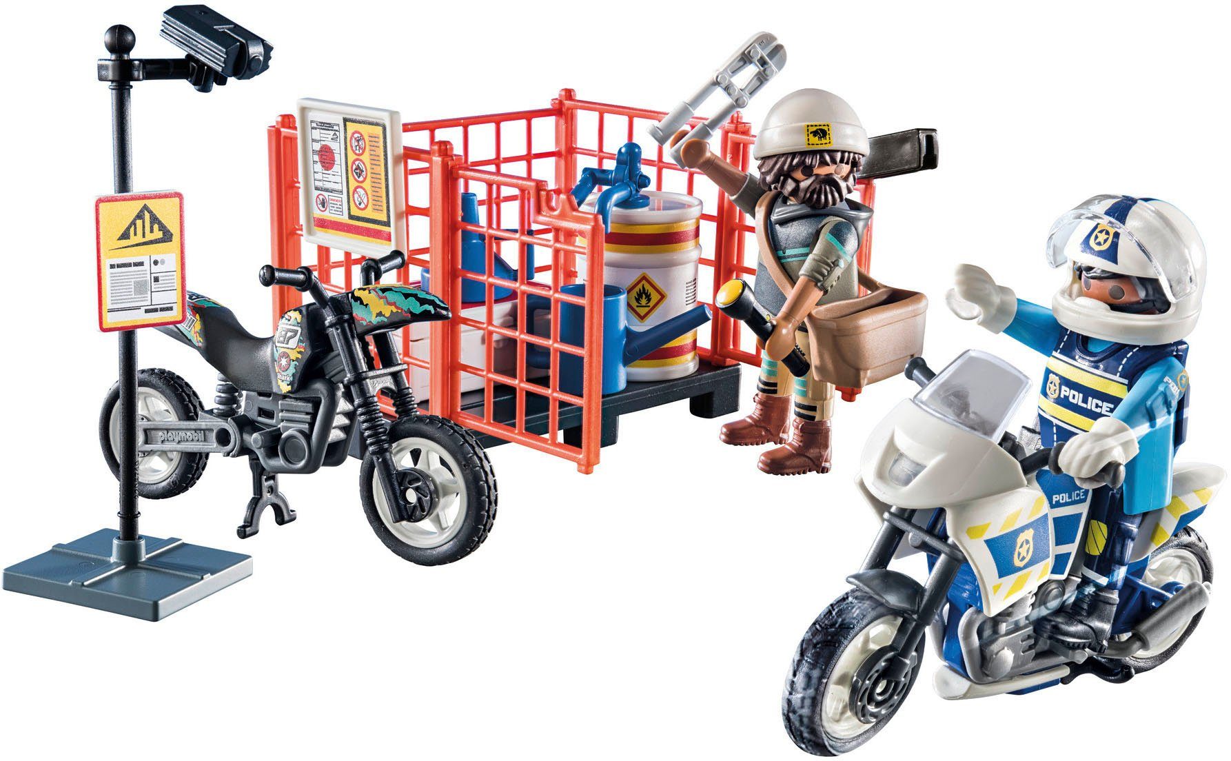 Playmobil® Constructie-speelset Starter Pack, politie (71381), My Action Heroes (46-delig)